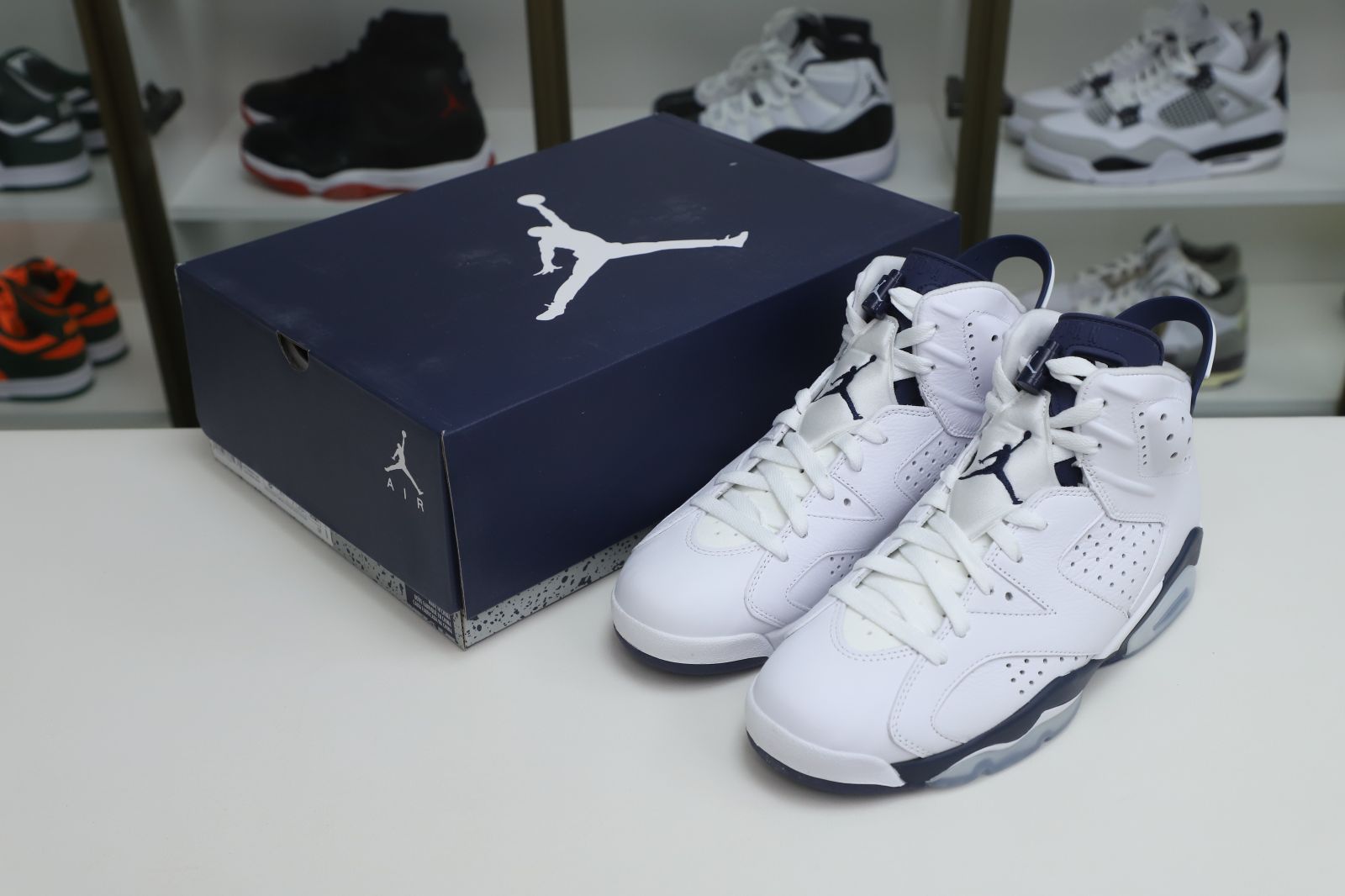 AIR JORDAN 6 MIDNIGHT NAVY - finekick.vip