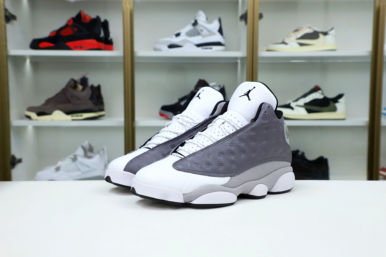 AIR JORDAN 13 RETRO 'ATMOSPHERE GREY' -414571-016 - finekick.vip
