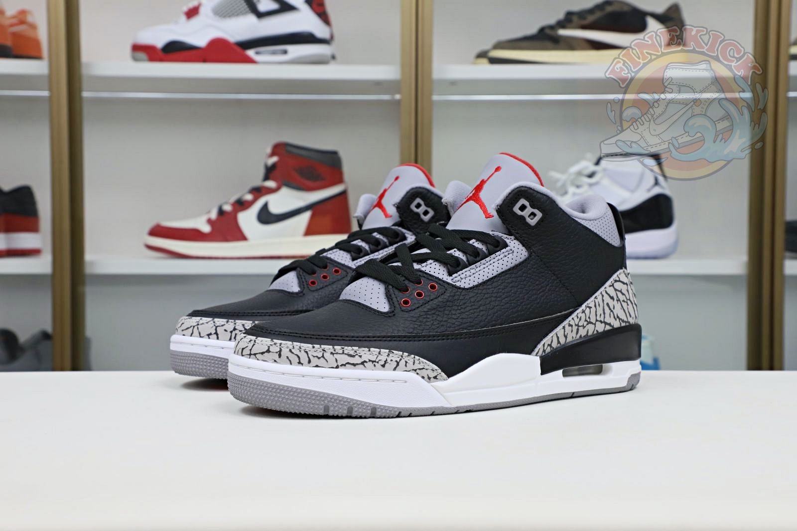Air Jordan 3 retro blackcement  2018(854262-001) - finekick.vip