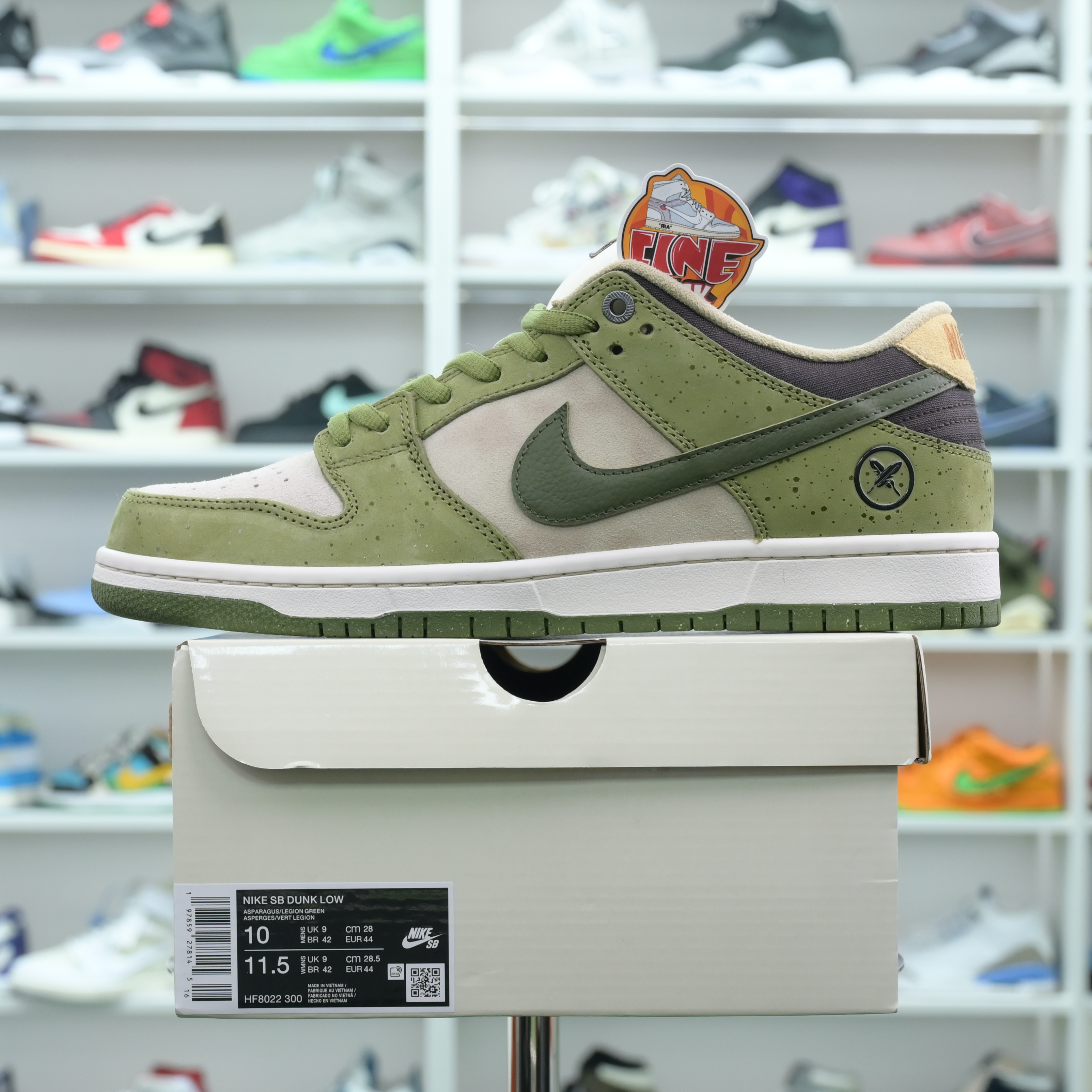 Yuto Horigome x Nike Dunk SB Asparagus - finekick.vip