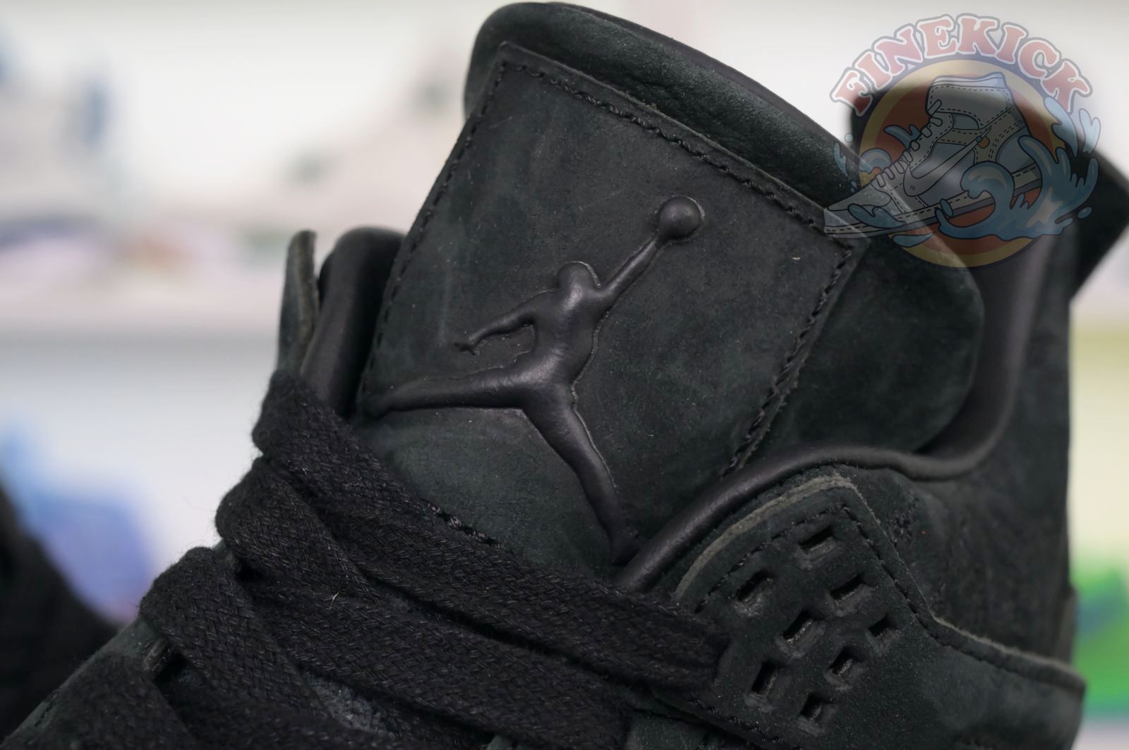 Air Jordan 4 kaws black - finekick.vip
