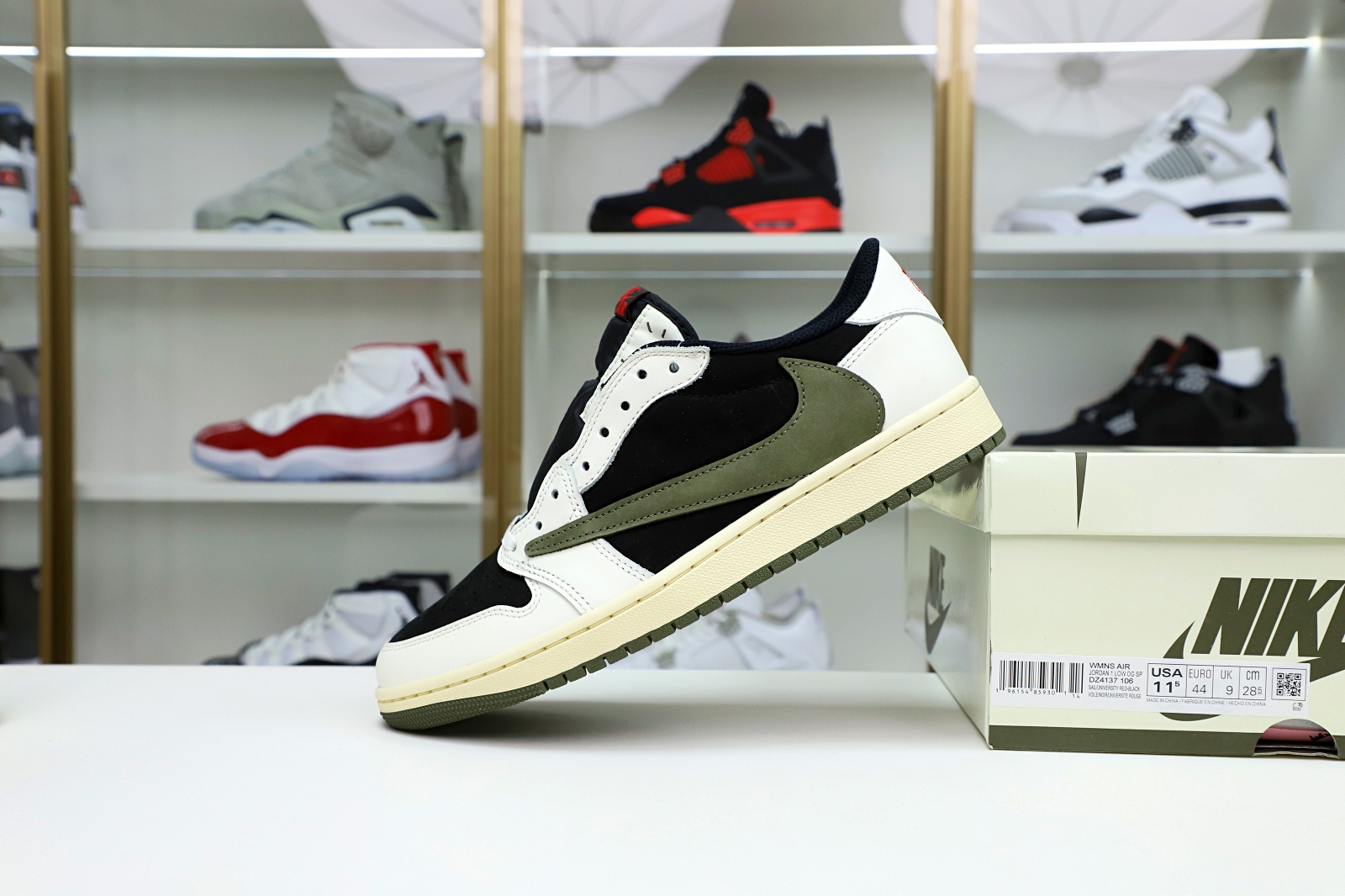 TRAVIS SCOTT X NIKE AIR JORDAN 1 LOW OG “Olive” - finekick.vip