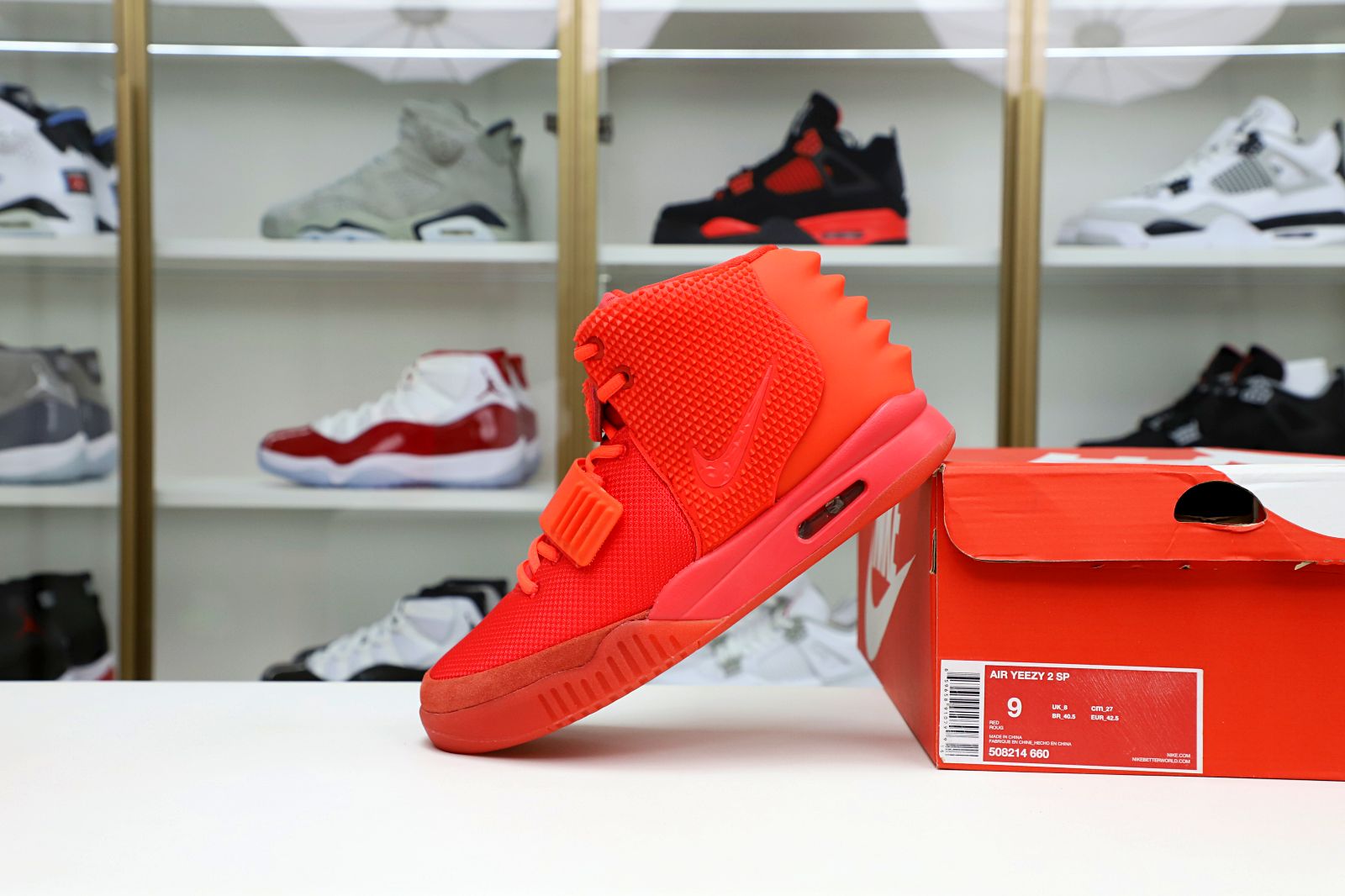 Nike Air Yeezy 2 red october - finekick.vip