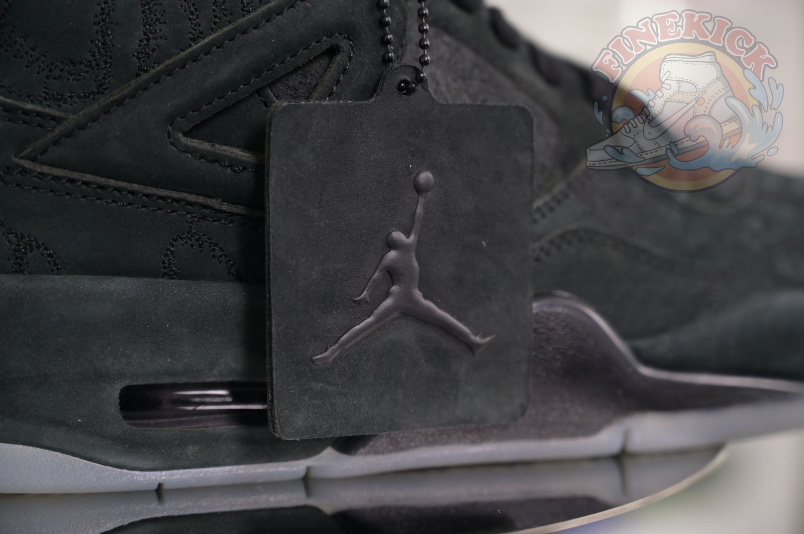 Air Jordan 4 kaws black - finekick.vip