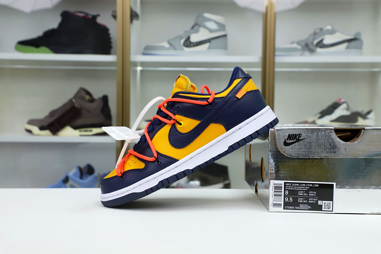 OFF-WHITE X DUNK LOW 'UNIVERSITY GOLD' - finekick.vip