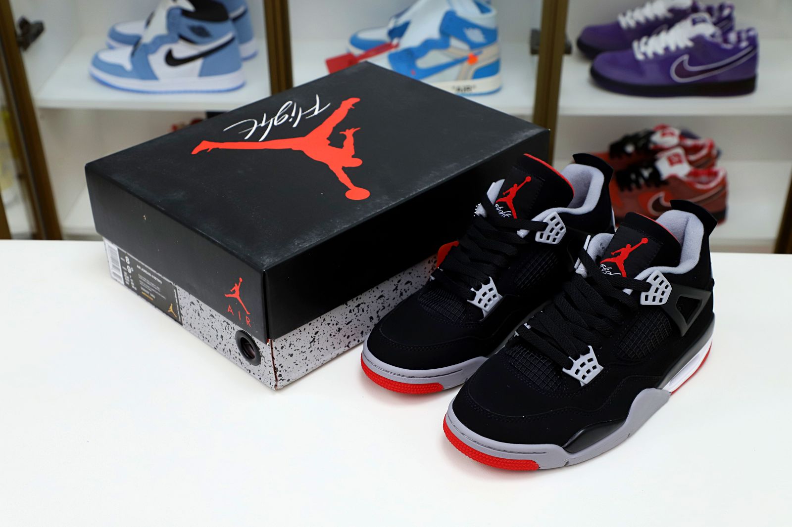 AIR JORDAN 4 RETRO OG 'BRED' 2019 - finekick.vip