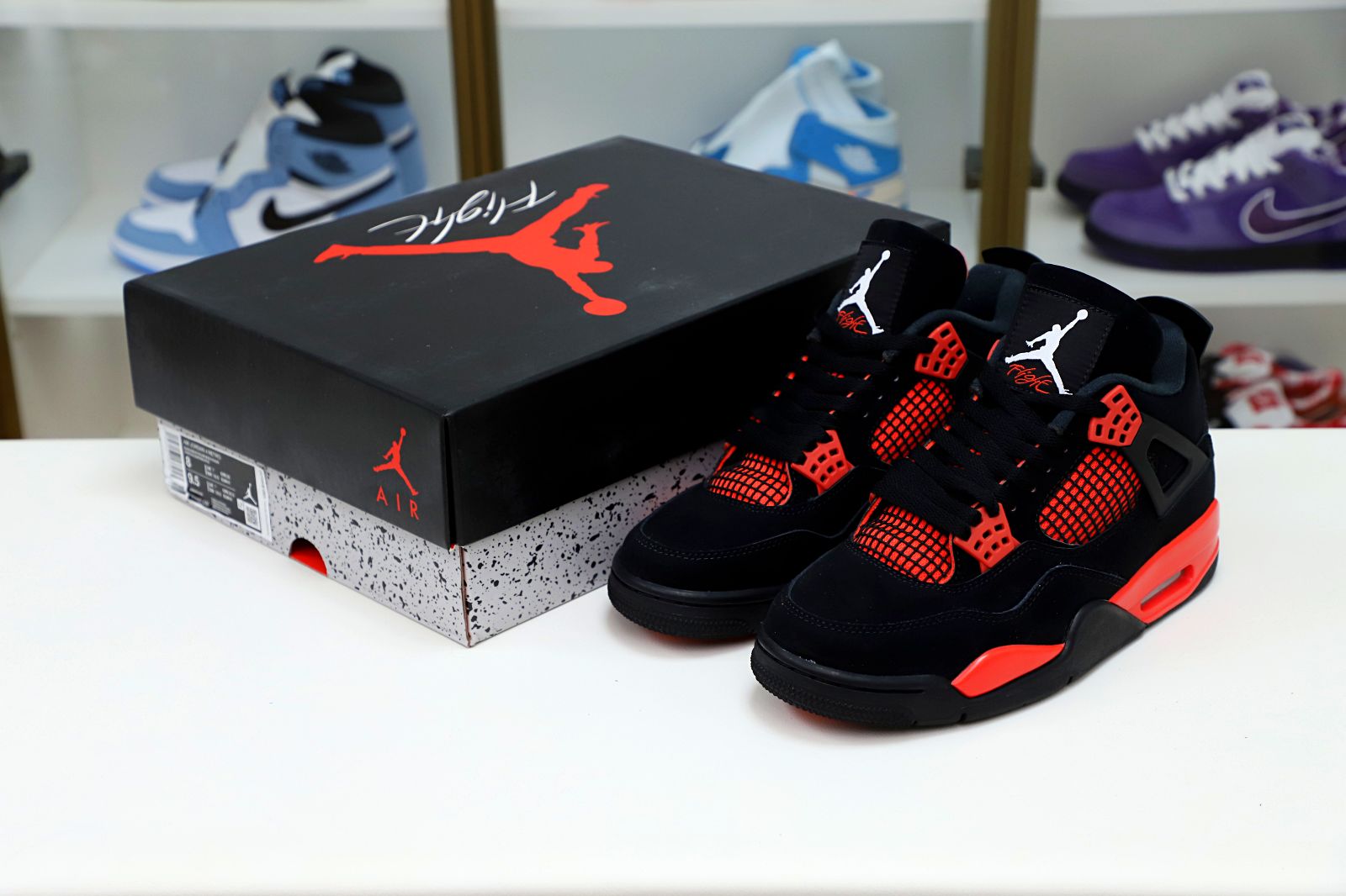 AIR JORDAN 4 RETRO 'RED THUNDER' - finekick.vip