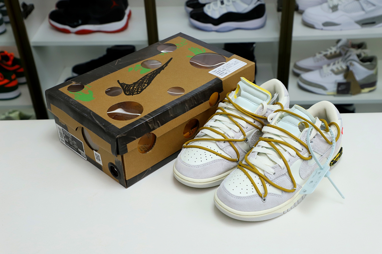 NIKE DUNK LOW OFF-WHITE LOT 37 - finekick.vip