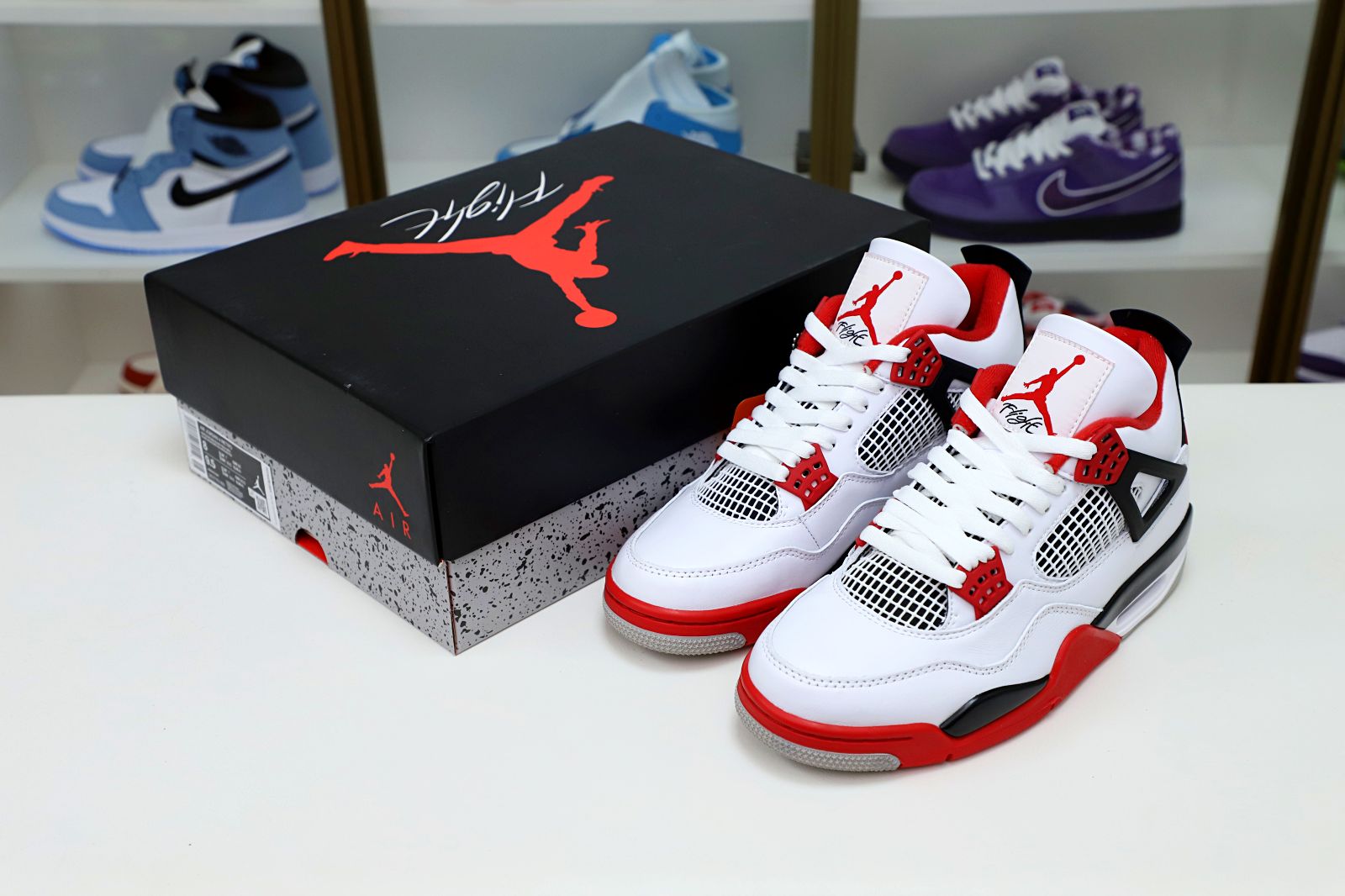 AIR JORDAN 4 RETRO 'FIRE RED' 2012 - finekick.vip