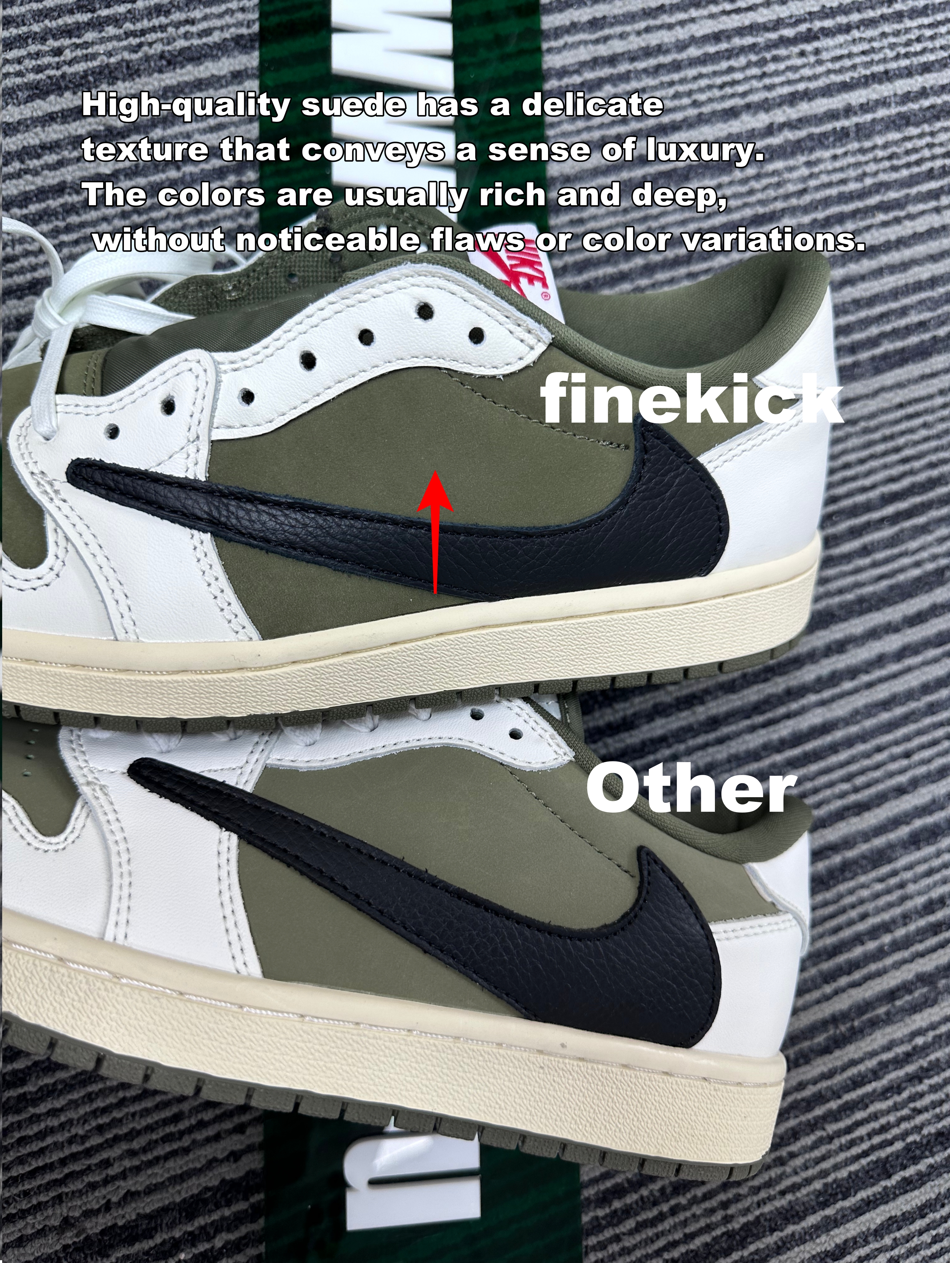 Travis Scott x Air Jordan 1 Low OG “Medium Olive” - finekick.vip