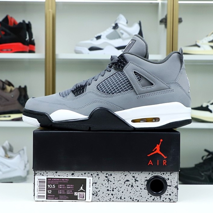 AIR JORDAN 4 RETRO 'COOL GREY' 2019 - finekick.vip