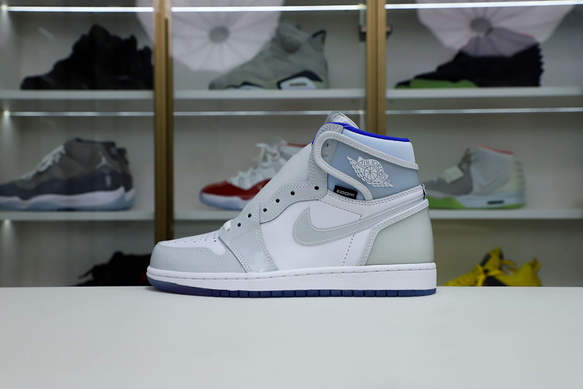 AIR JORDAN 1 HIGH ZOOM 'RACER BLUE' - finekick.vip