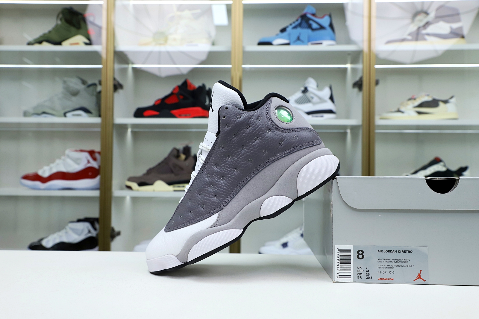 AIR JORDAN 13 RETRO 'ATMOSPHERE GREY' -414571-016 - finekick.vip