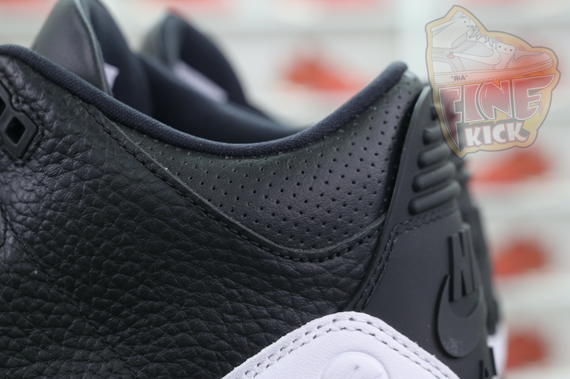 Fragment Design x Air Jordan 3“Black/ White”  DA3595-001 - finekick.vip