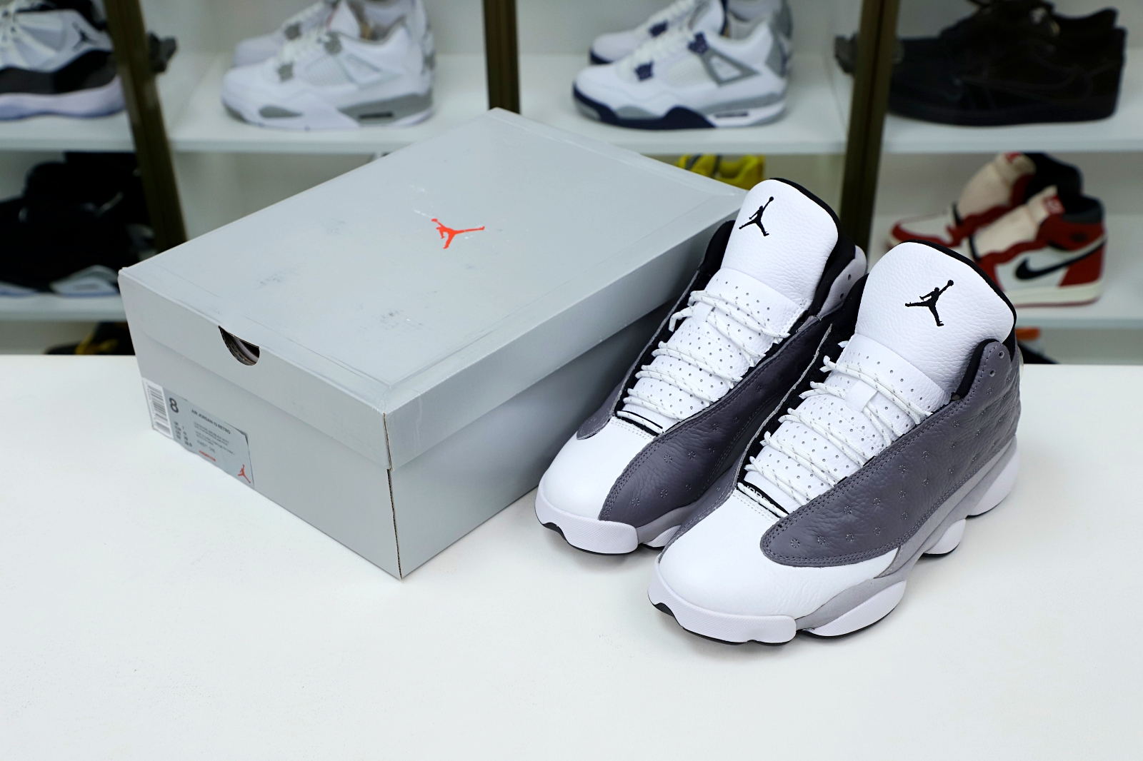 AIR JORDAN 13 RETRO 'ATMOSPHERE GREY' -414571-016 - finekick.vip