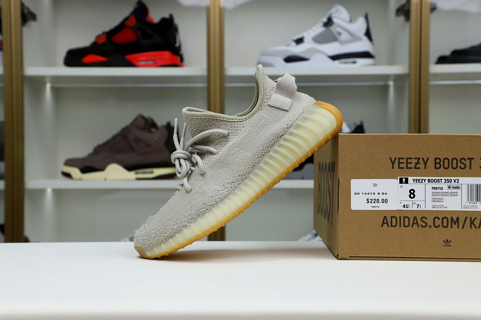 YEEZY BOOST 350 V2 'SESAME' - finekick.vip