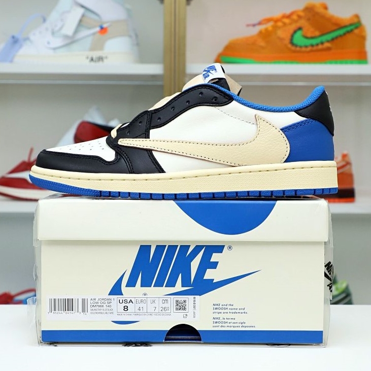 FRAGMENT DESIGN X TRAVIS SCOTT X AIR JORDAN 1 LOW - finekick.vip
