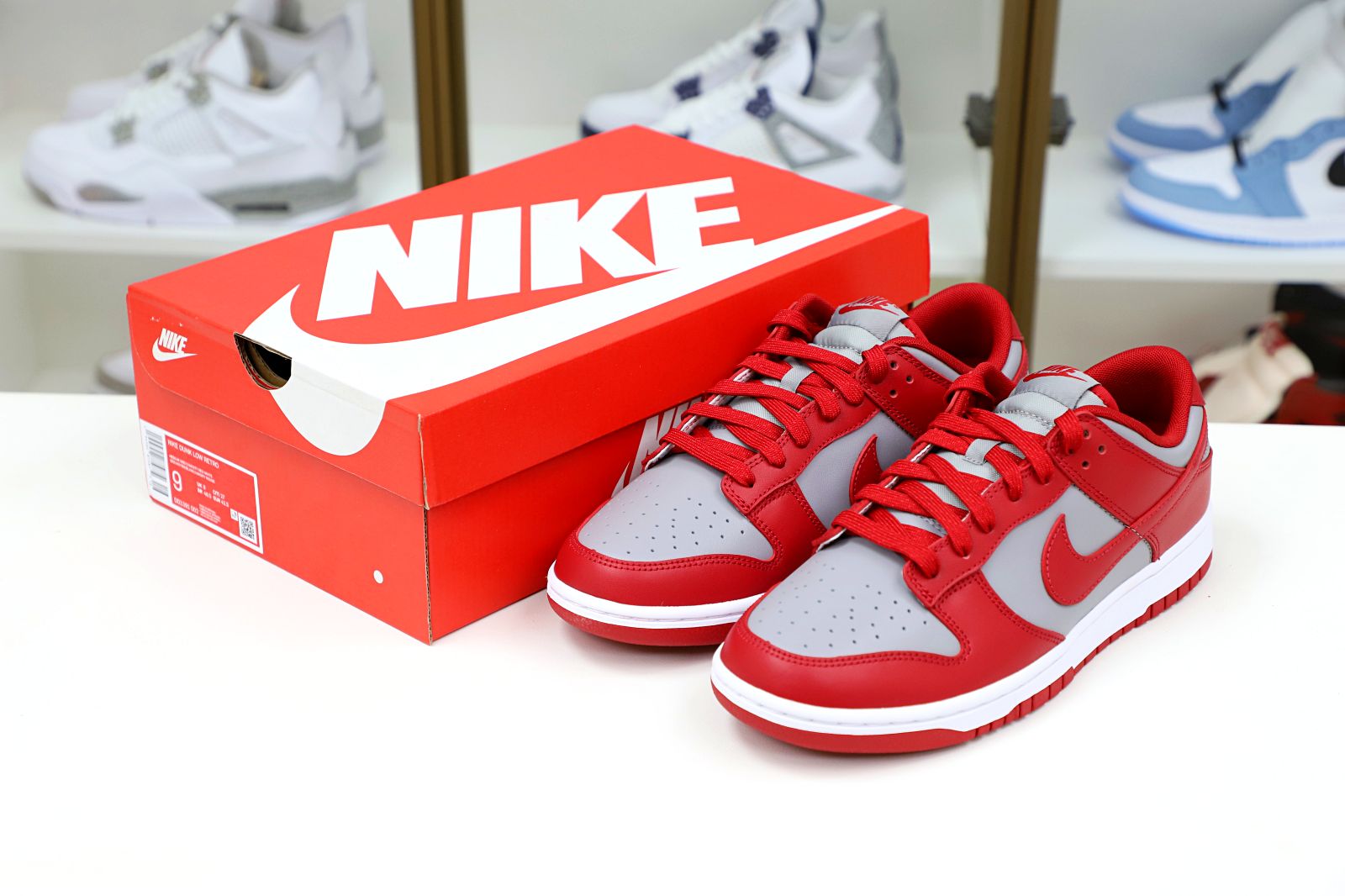 NIKE SB DUNK LOW MEDIUM GREY - finekick.vip