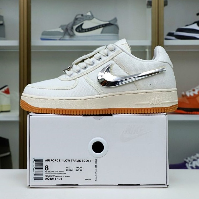 TRAVIS SCOTT X AIR FORCE 1 'SAIL' - finekick.vip