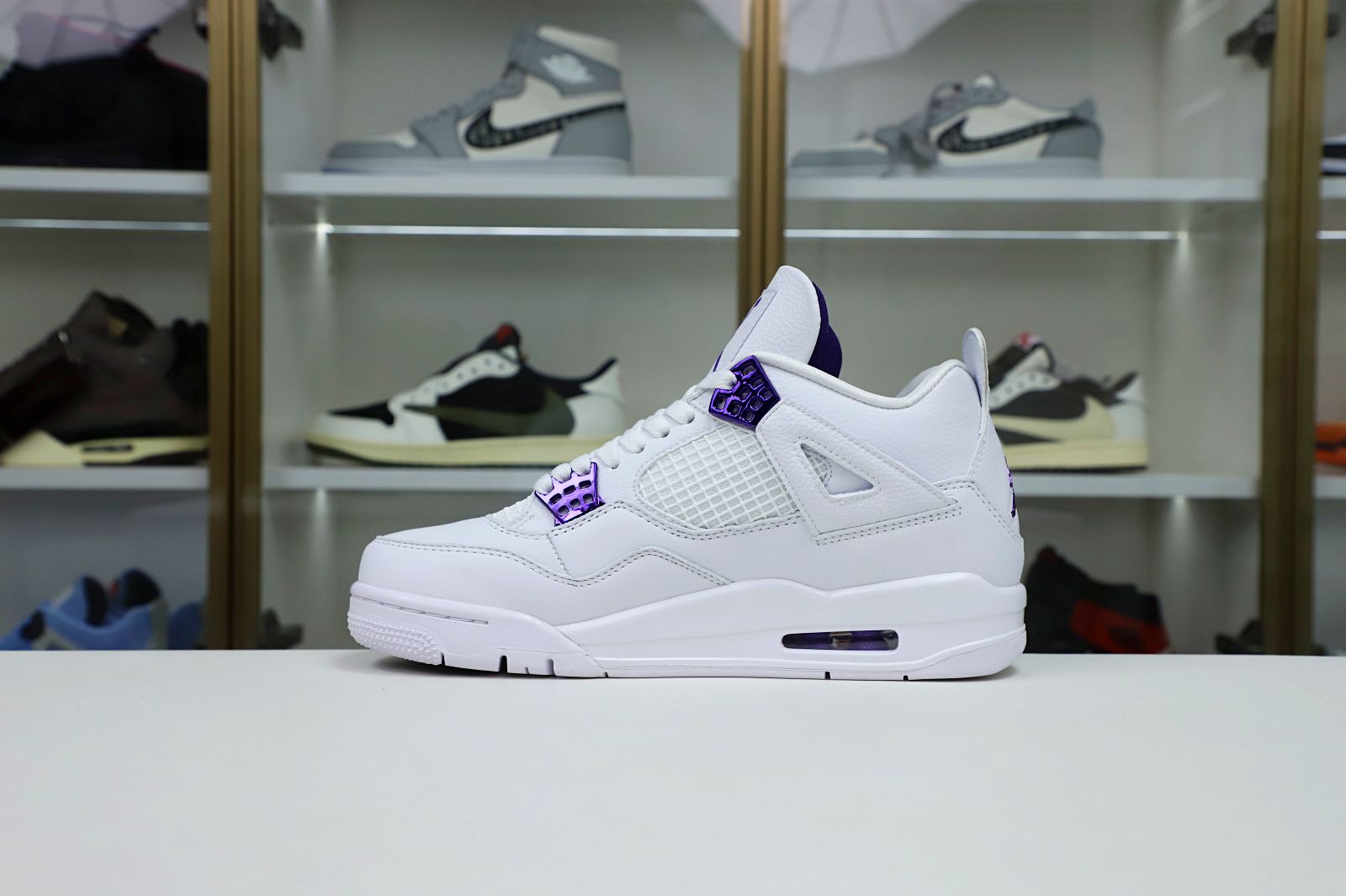 AIR JORDAN 4 PURPLE METALLIC - finekick.vip