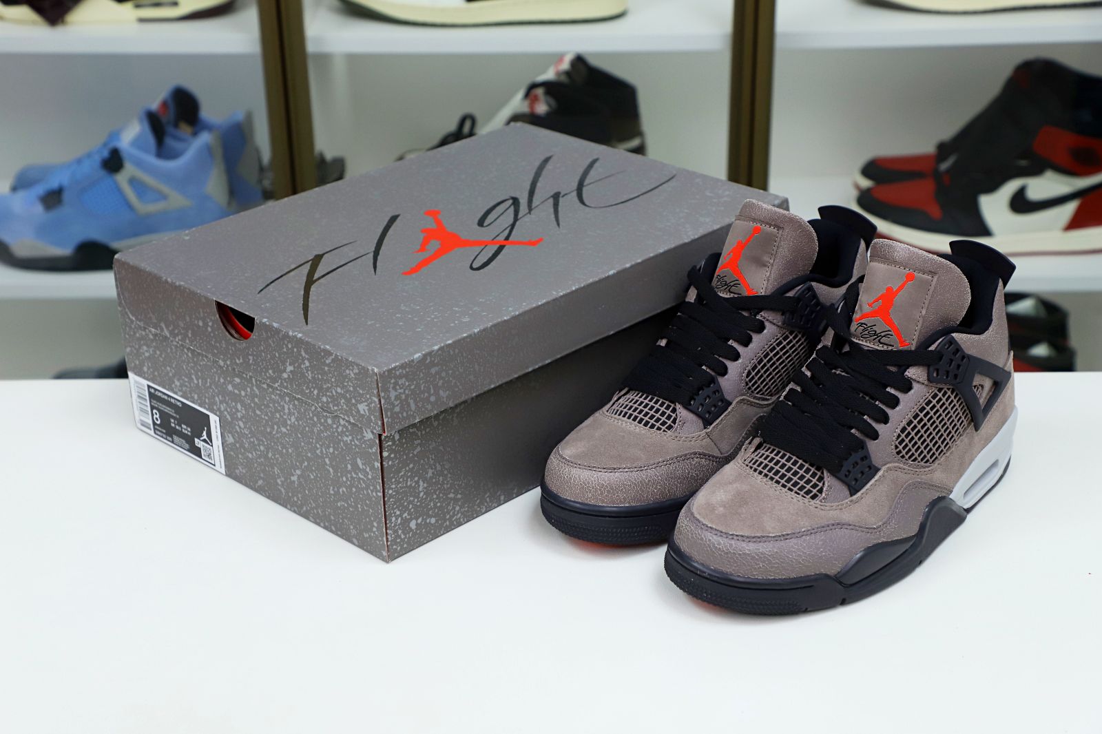 AIR JORDAN 4 RETRO 'TAUPE HAZE' - finekick.vip