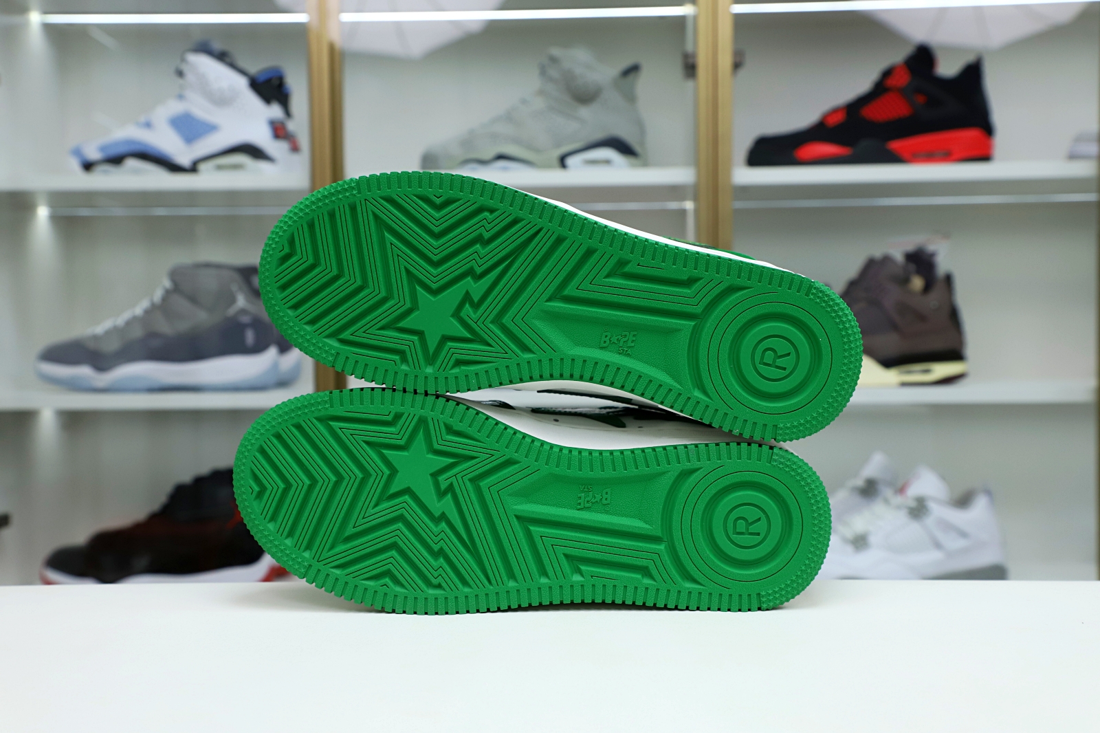 BAPE BAPESTA 'GREEN' - finekick.vip