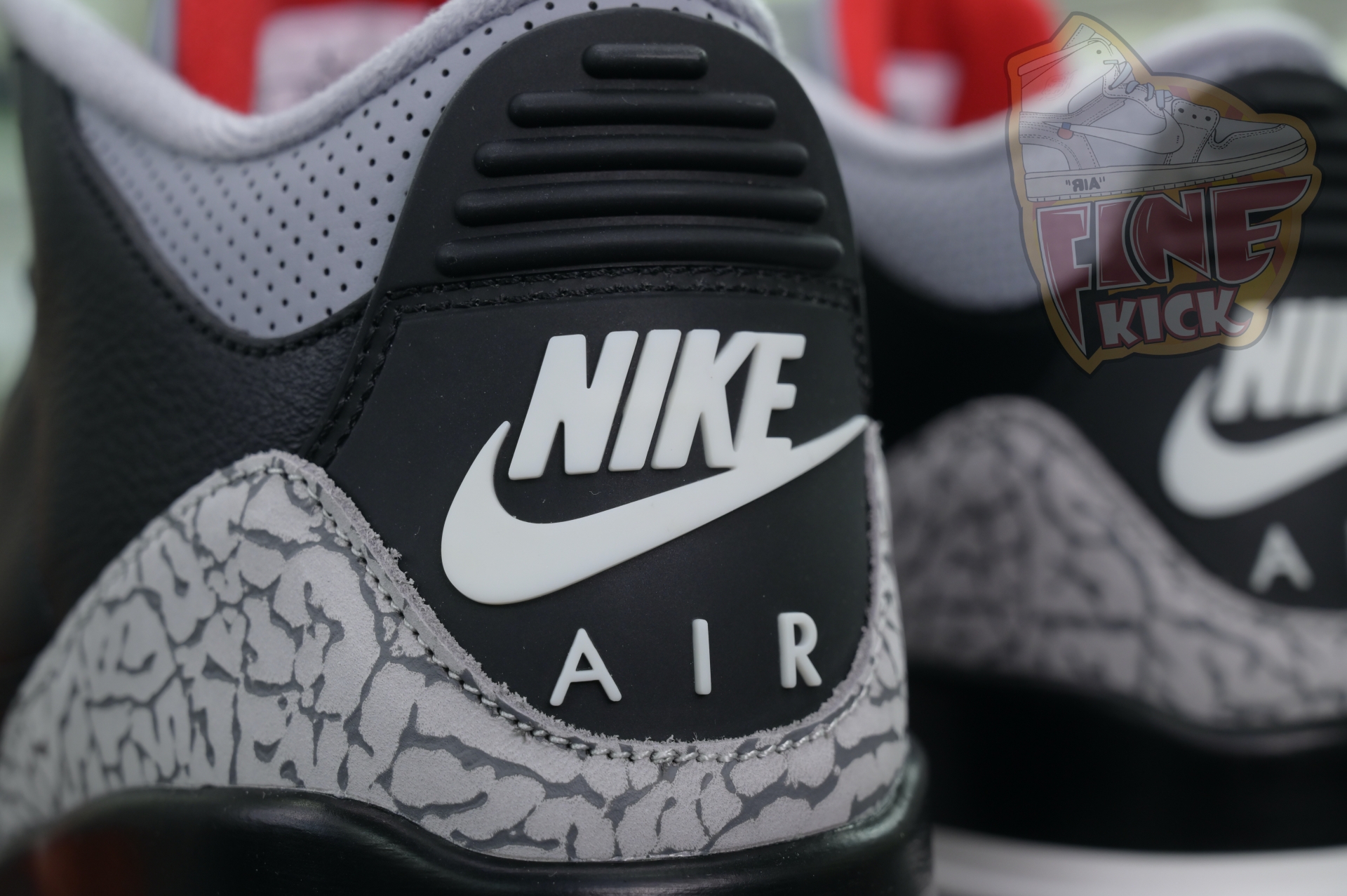 Air Jordan 3“Black Cement Reimagined” - finekick.vip