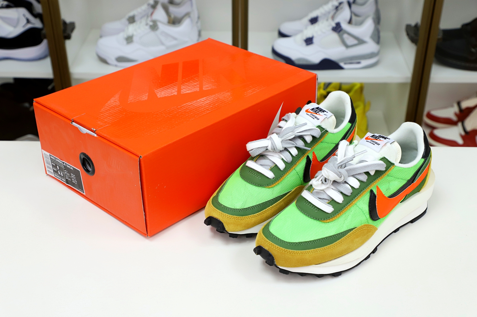 SACAI X LDWAFFLE 'GREEN GUSTO' - finekick.vip