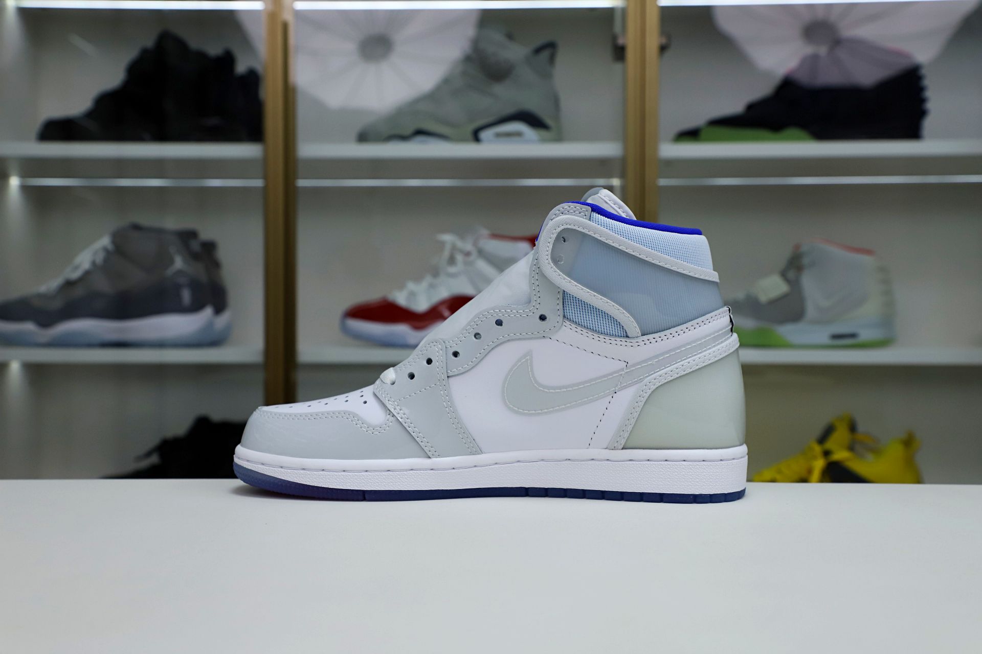 AIR JORDAN 1 HIGH ZOOM 'RACER BLUE' - finekick.vip