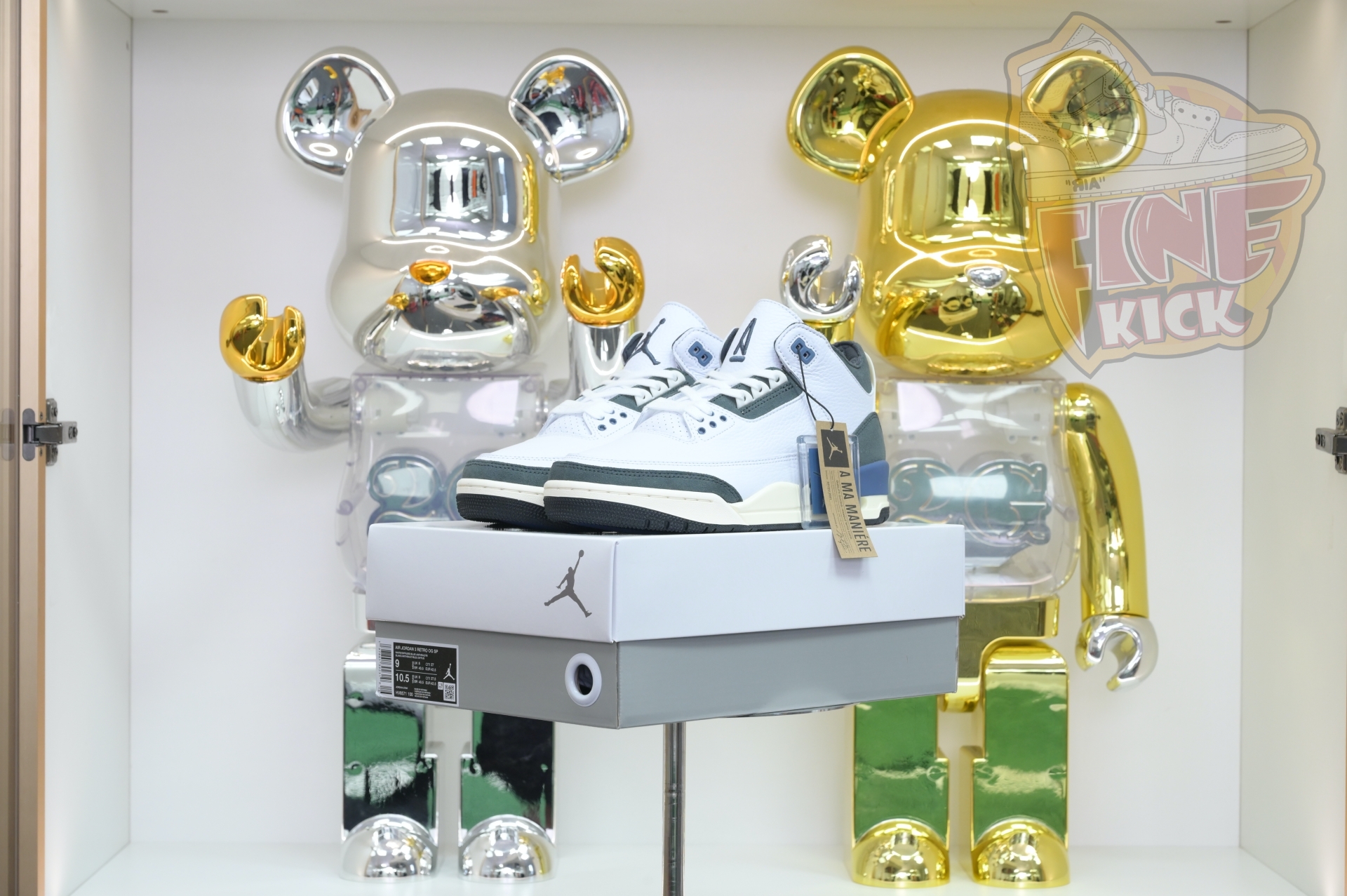 A Ma Maniére x Air Jordan3“DIFFUSED BLUE” HV8571-100 - finekick.vip