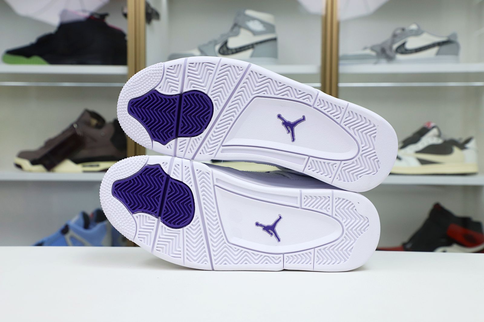 AIR JORDAN 4 PURPLE METALLIC - finekick.vip