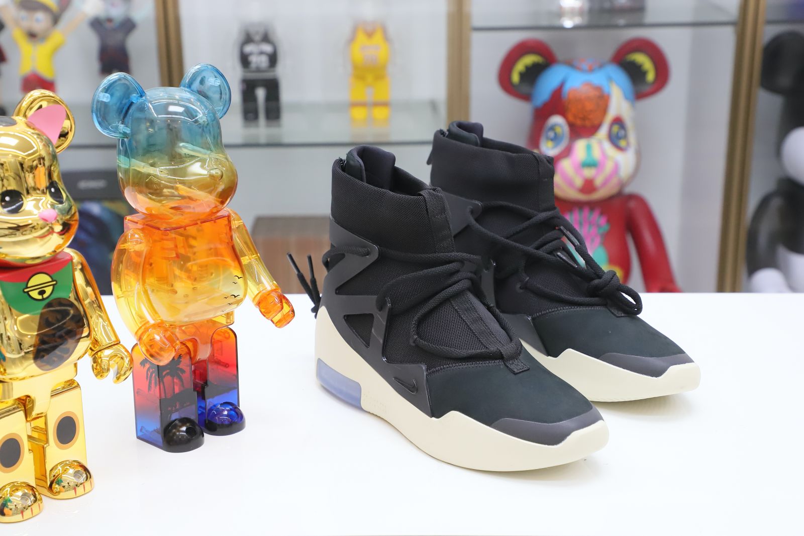 Nike Air Fear of God 1 black  fog - finekick.vip