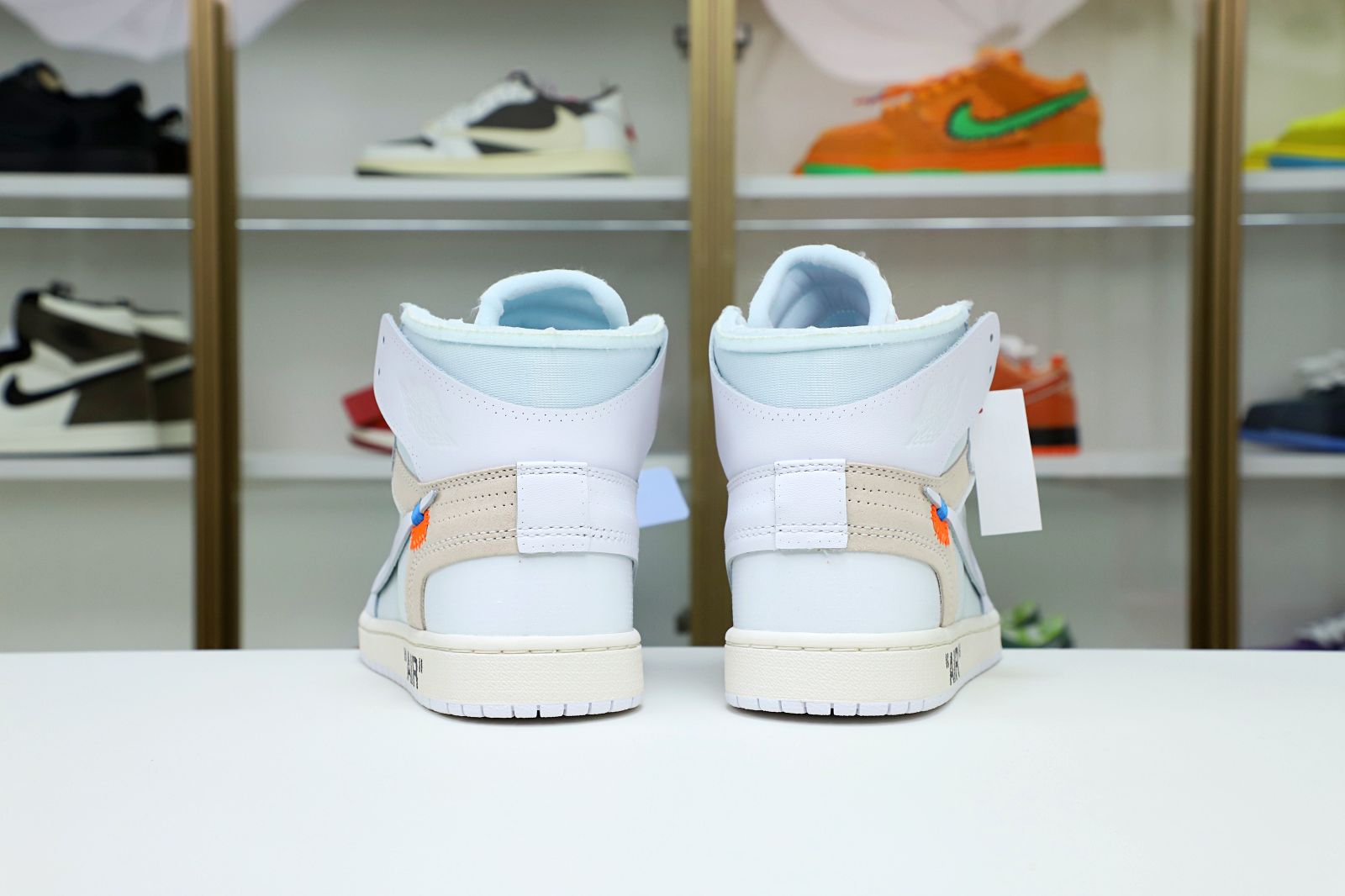 OFF-WHITE X AIR JORDAN 1 RETRO HIGH OG 'WHITE' 2018 - finekick.vip