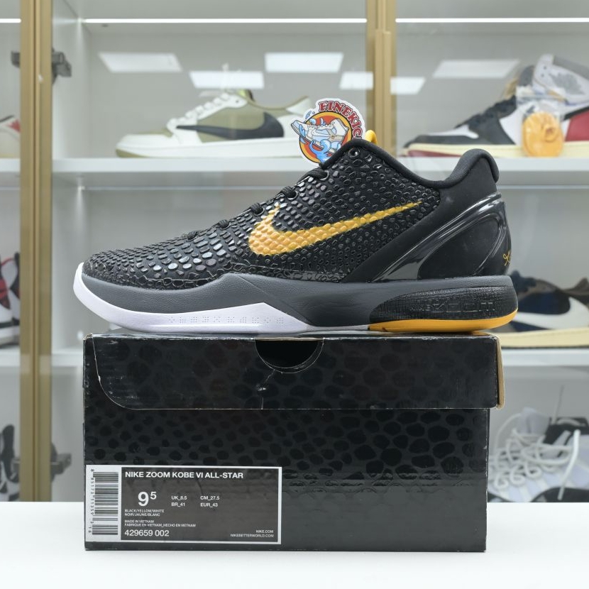 Nike Zoom Kobe 6 Black Del Sol - finekick.vip