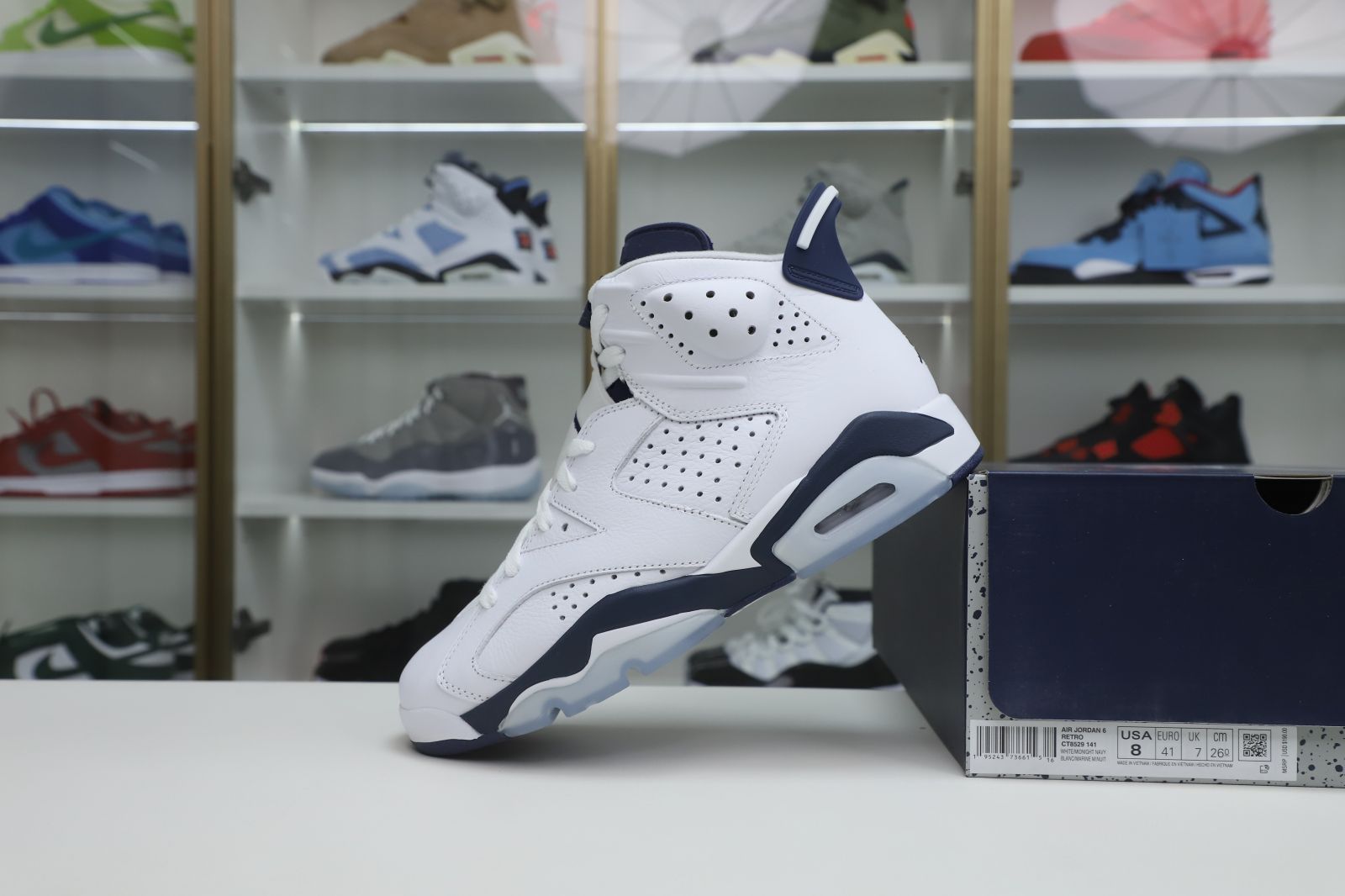 AIR JORDAN 6 MIDNIGHT NAVY - finekick.vip