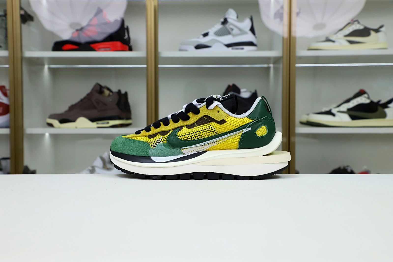 SACAI X VAPORWAFFLE 'TOUR YELLOW' - finekick.vip