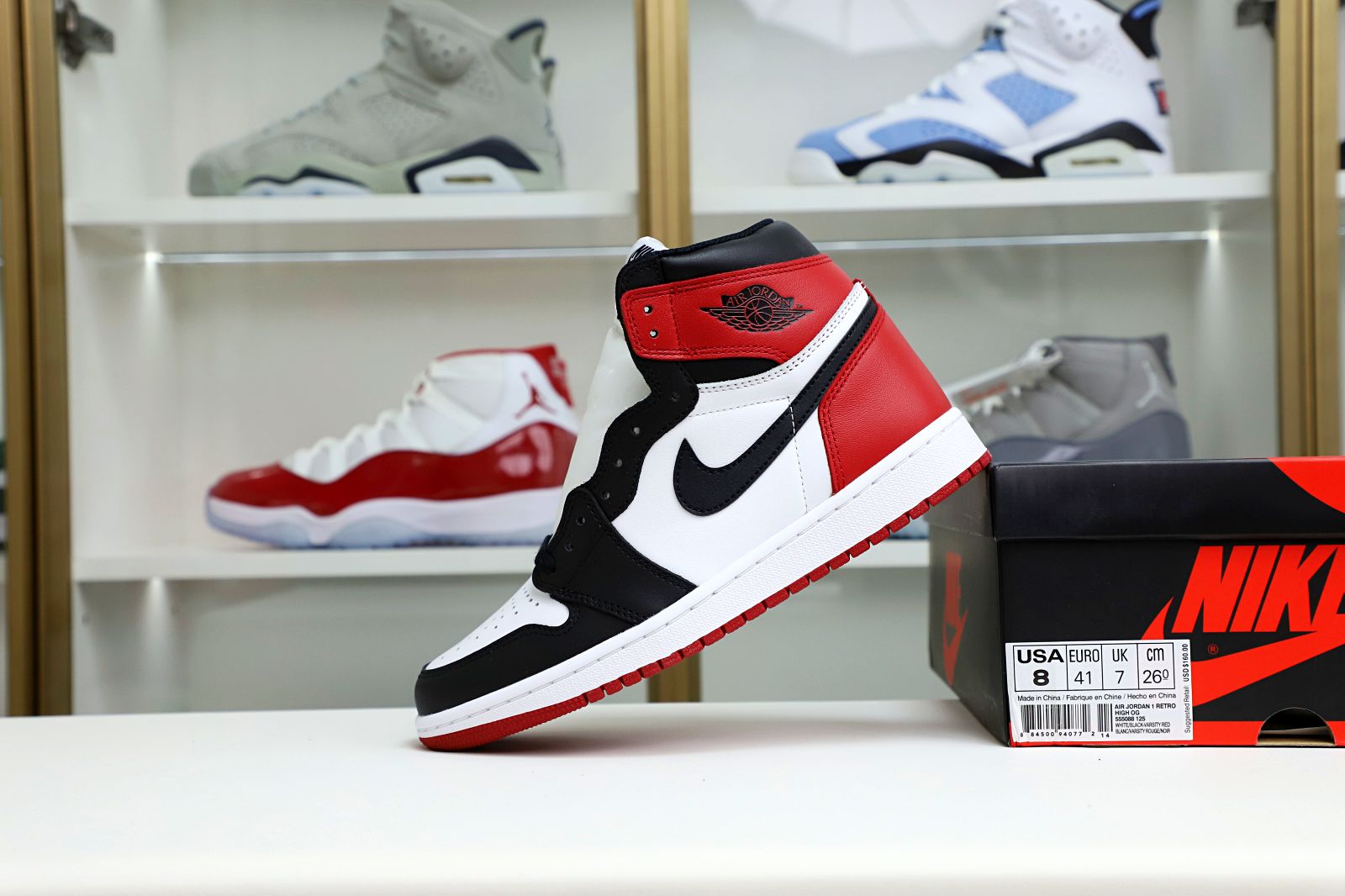 Air Jordan 1 Retro Black Toe (2016) - finekick.vip