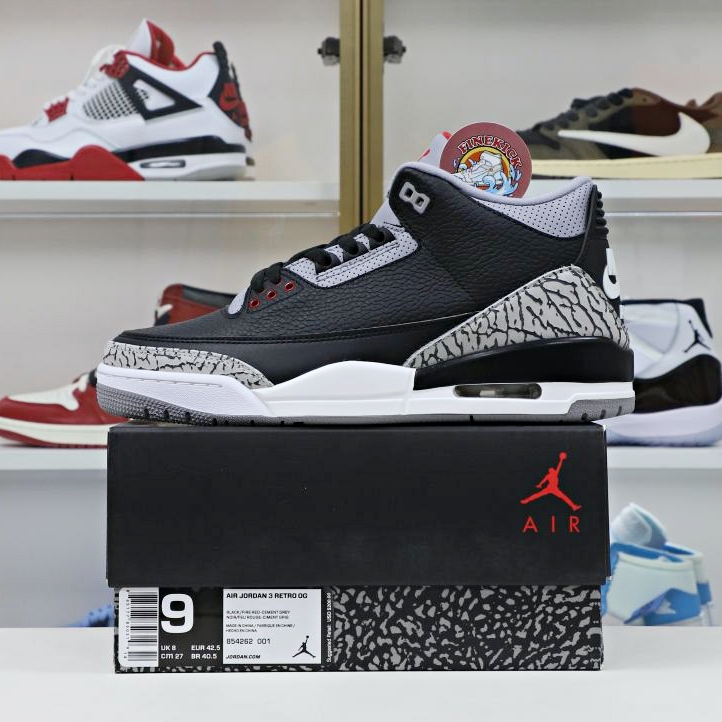 Air Jordan 3 retro blackcement  2018(854262-001) - finekick.vip