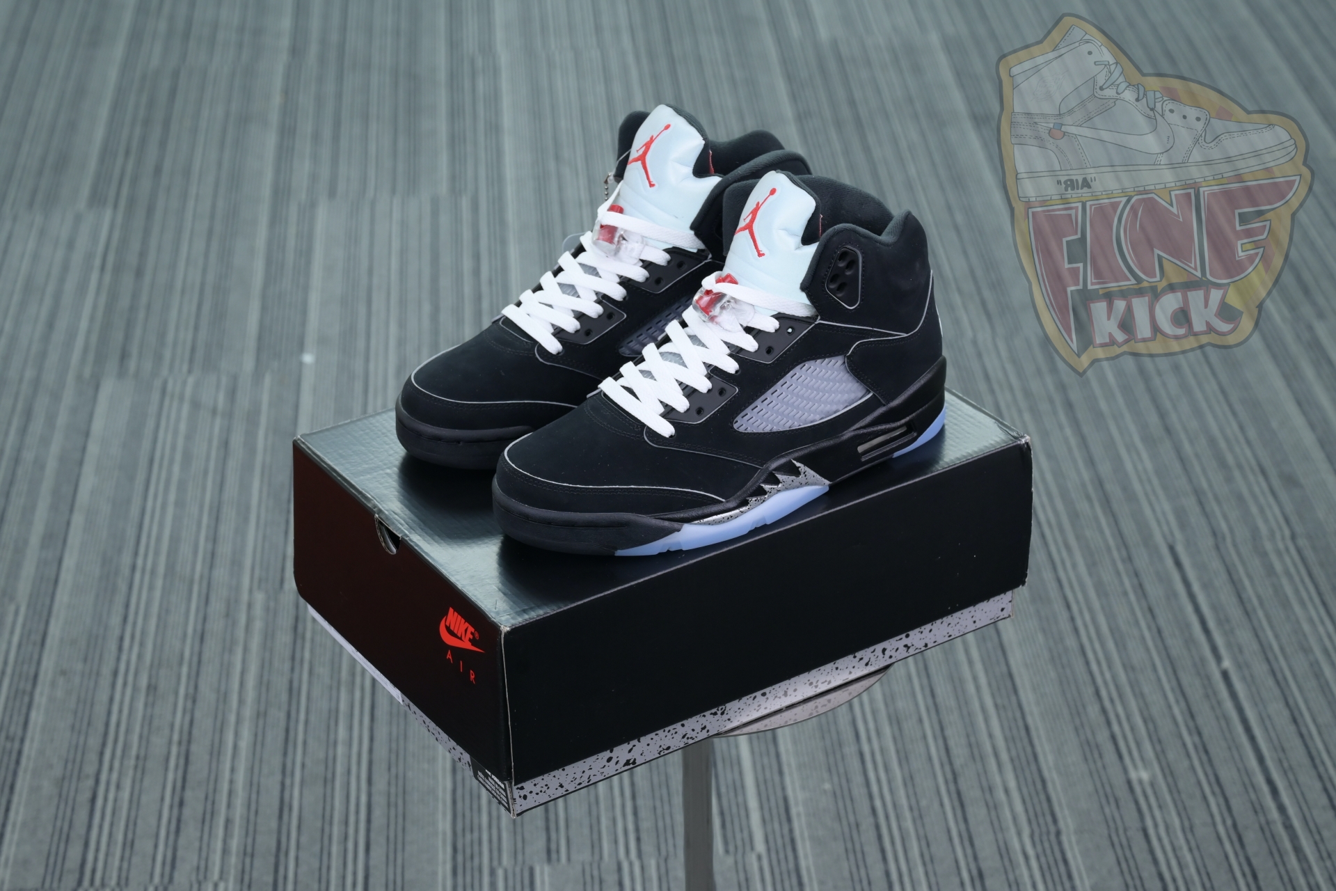 Air Jordan 5“BLACK METALLIC REIMAGINED” - finekick.vip