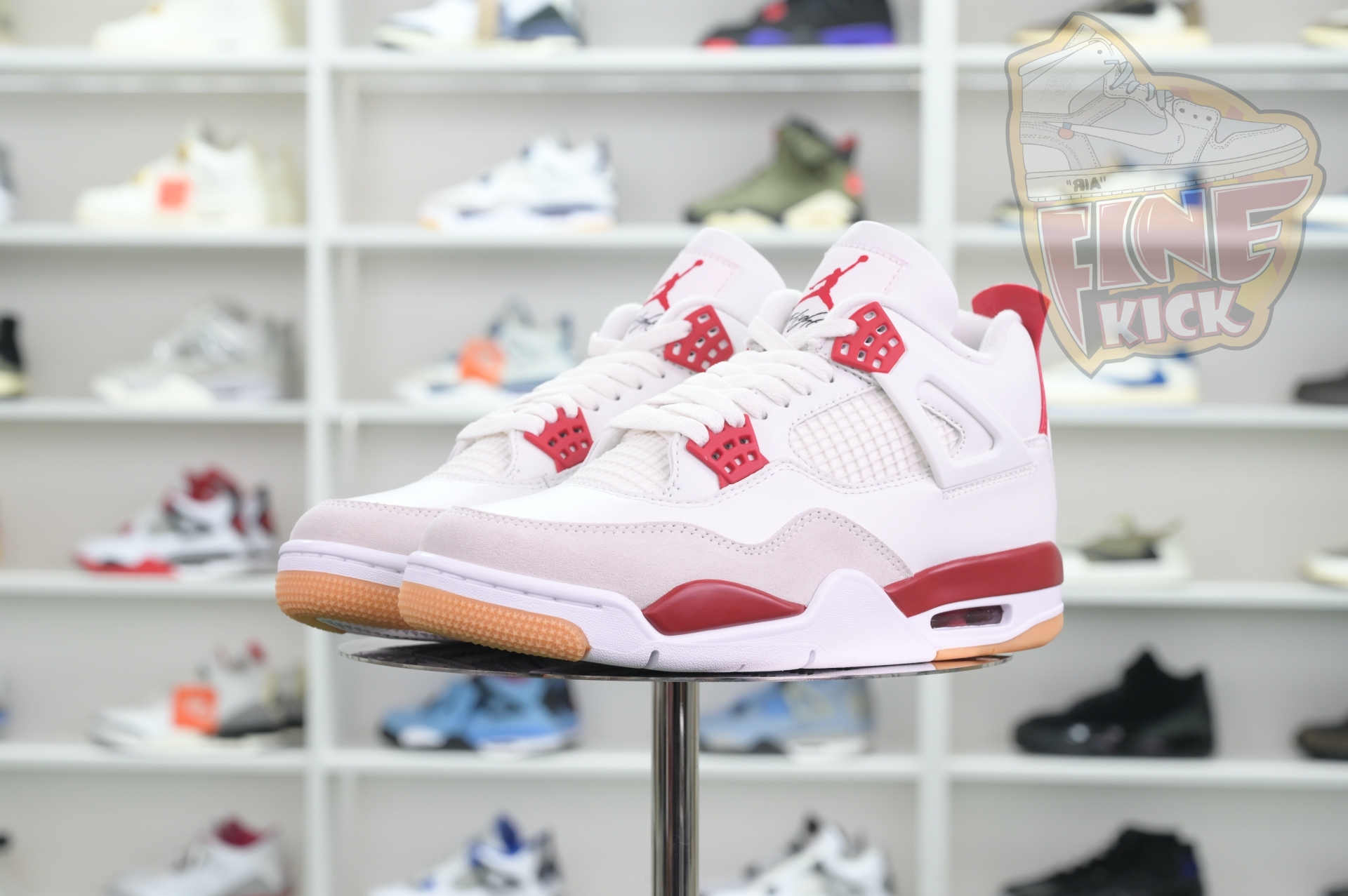 Nike SB x Air Jordan4“Varsity Red” - finekick.vip