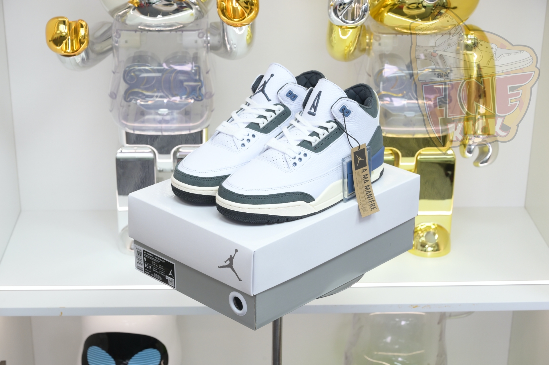 A Ma Maniére x Air Jordan3“DIFFUSED BLUE” HV8571-100 - finekick.vip