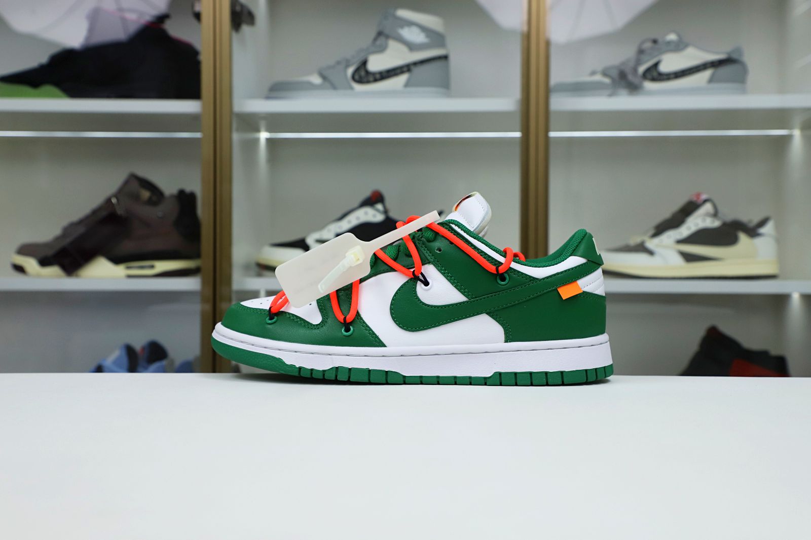 OFF-WHITE X DUNK LOW 'PINE GREEN' - finekick.vip