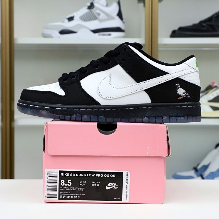 NIKE SB DUNK LOW STAPLE PANDA PIGEON (REGULAR BOX) - finekick.vip
