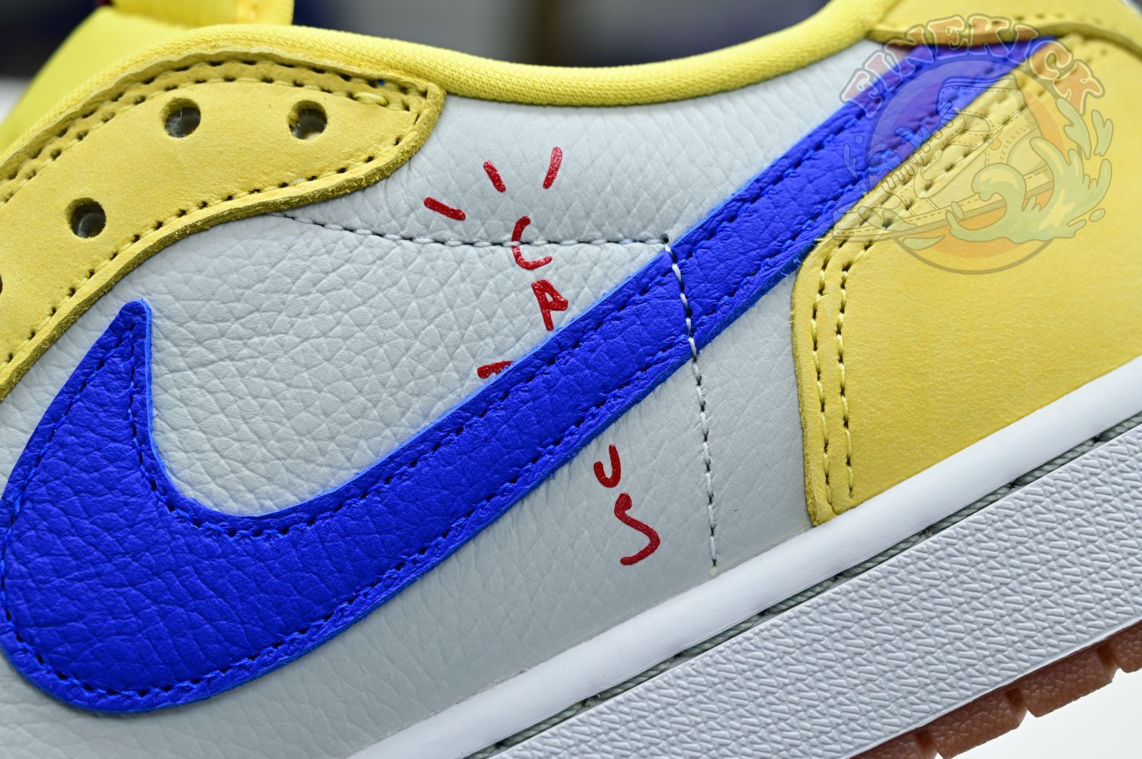 Travis Scott x Air Jordan 1Low Canary - finekick.vip