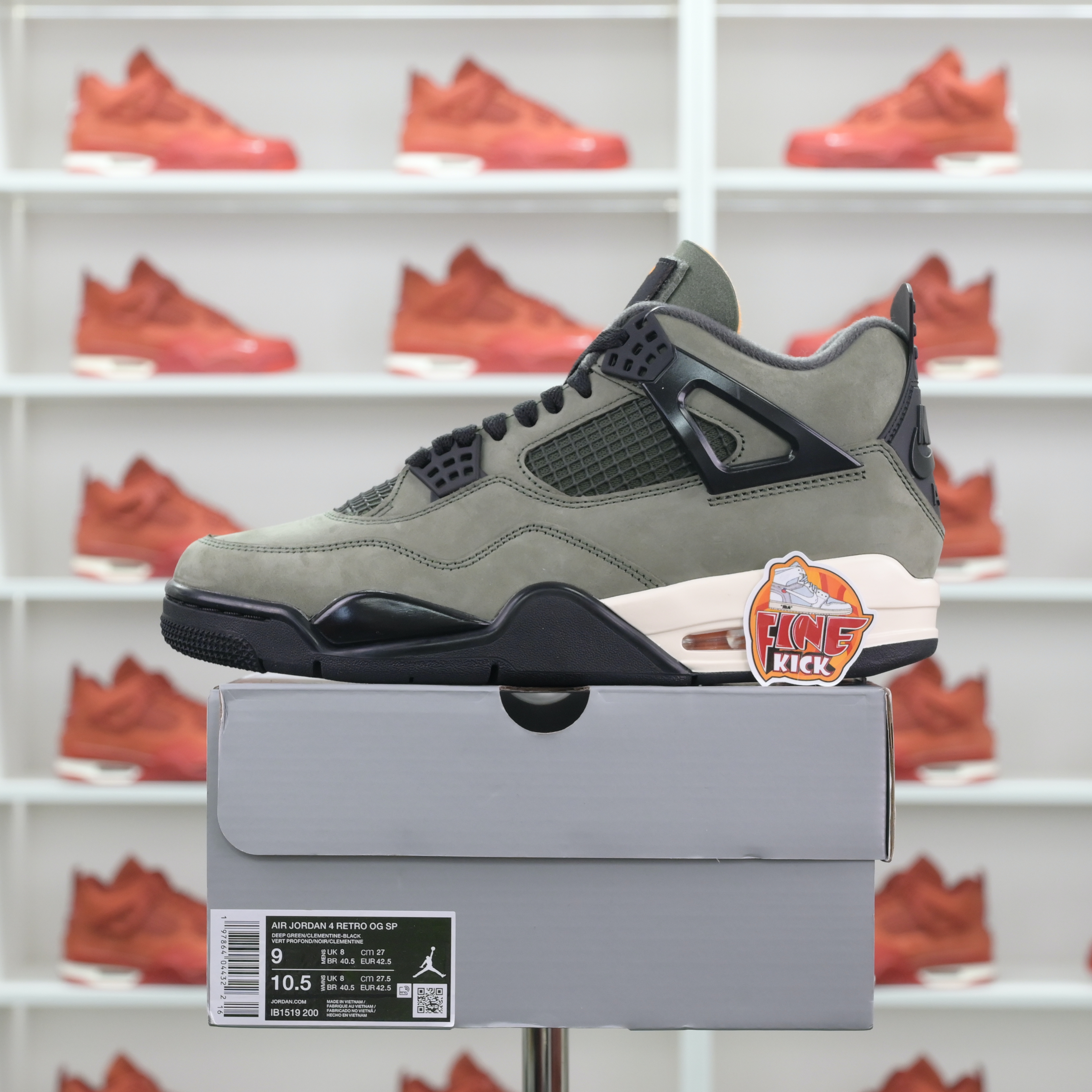 UNDEFEATED x Air Jordan 4 B1519-200 - finekick.vip