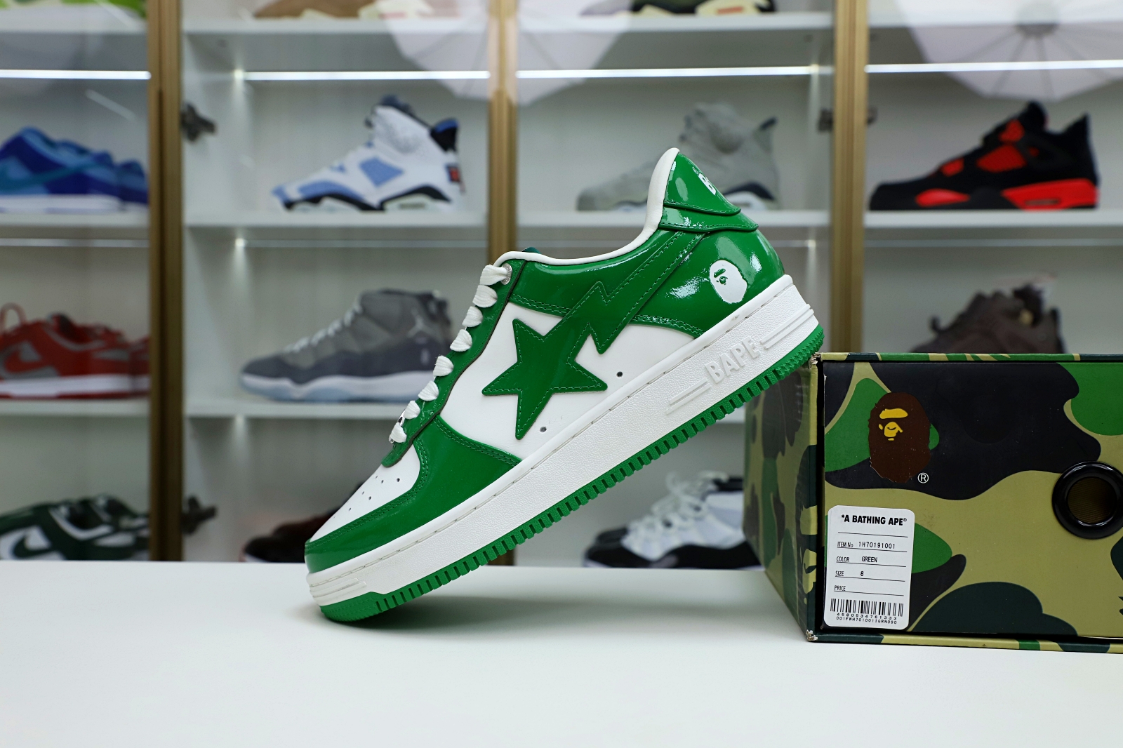 BAPE BAPESTA 'GREEN' - finekick.vip