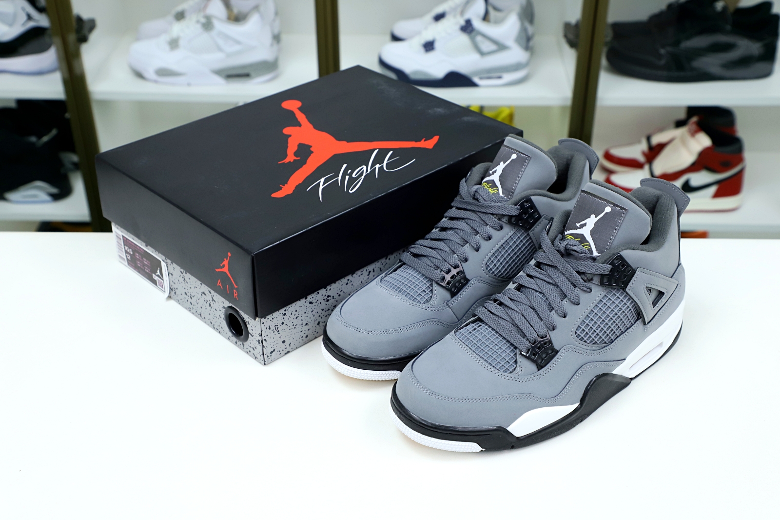 AIR JORDAN 4 RETRO 'COOL GREY' 2019 - finekick.vip