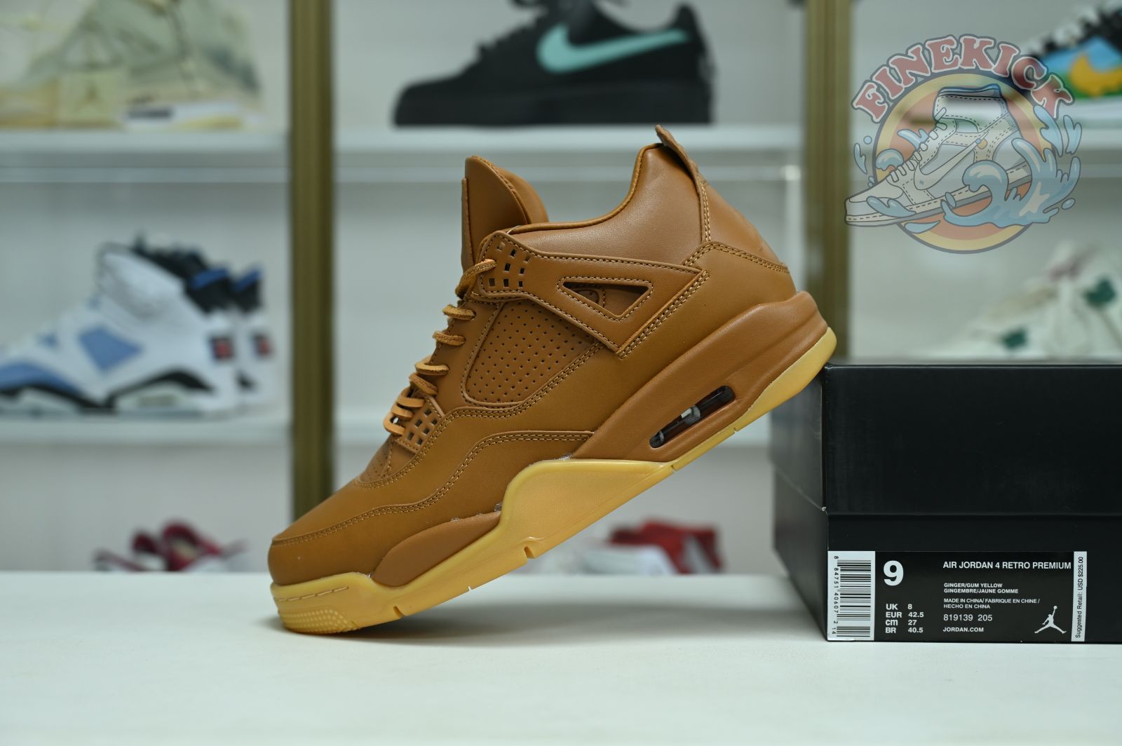 Air Jordan 4 retro ginger wheat - finekick.vip