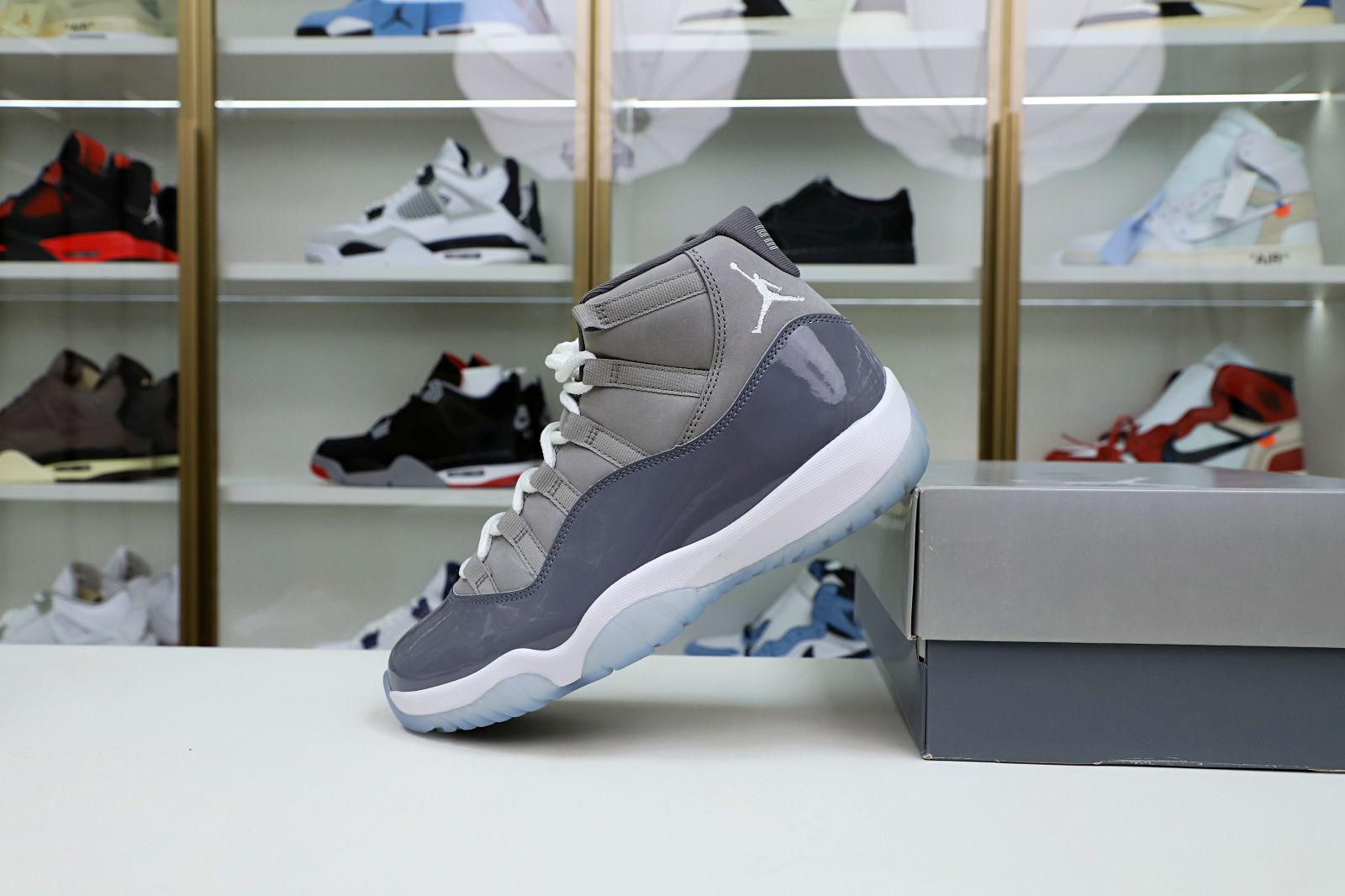 AIR JORDAN 11 RETRO 'COOL GREY' 2021 - finekick.vip
