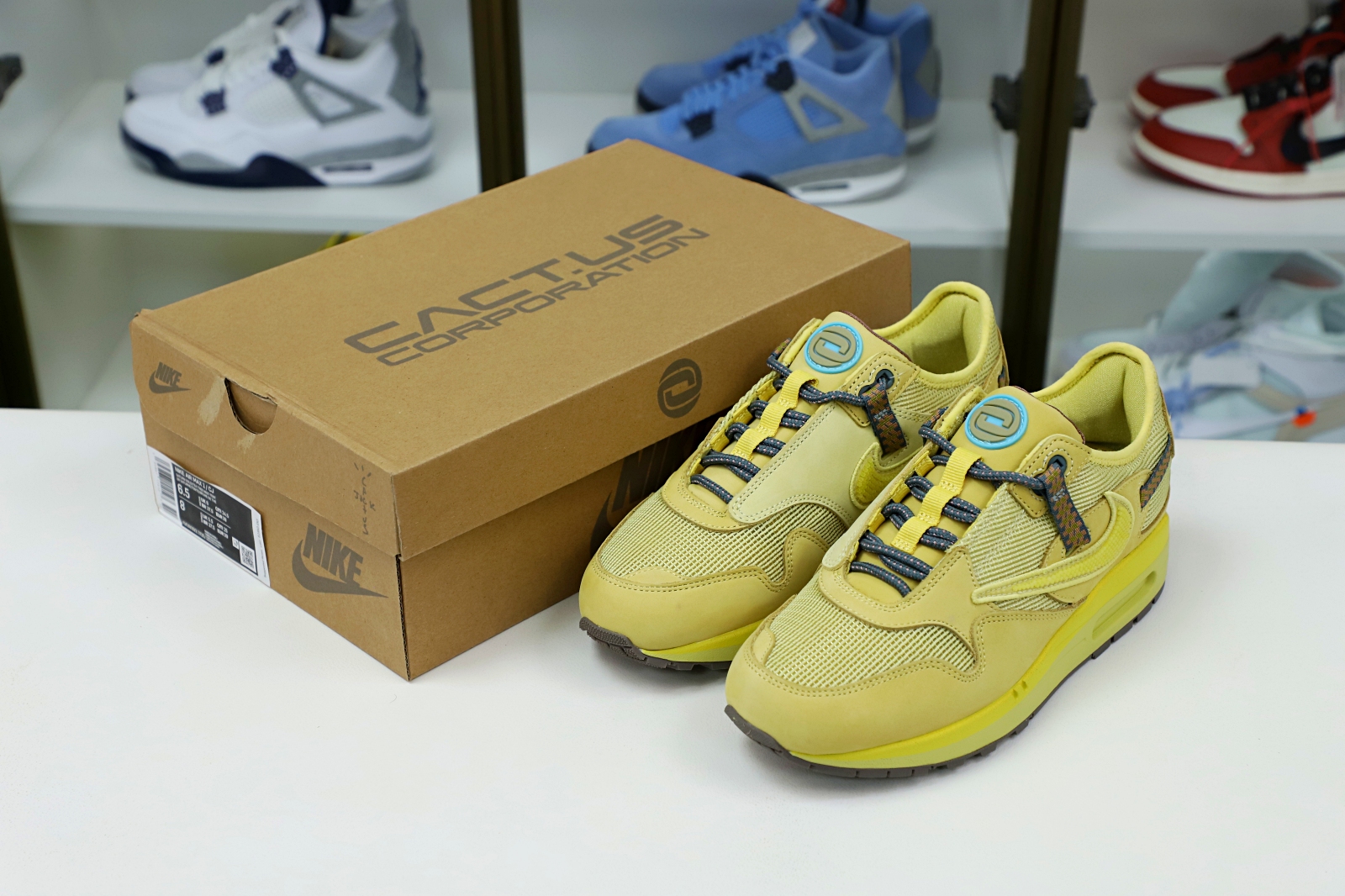 TRAVIS SCOTT X NIKE AIR MAX 1 WHEAT DO9392-700 - finekick.vip